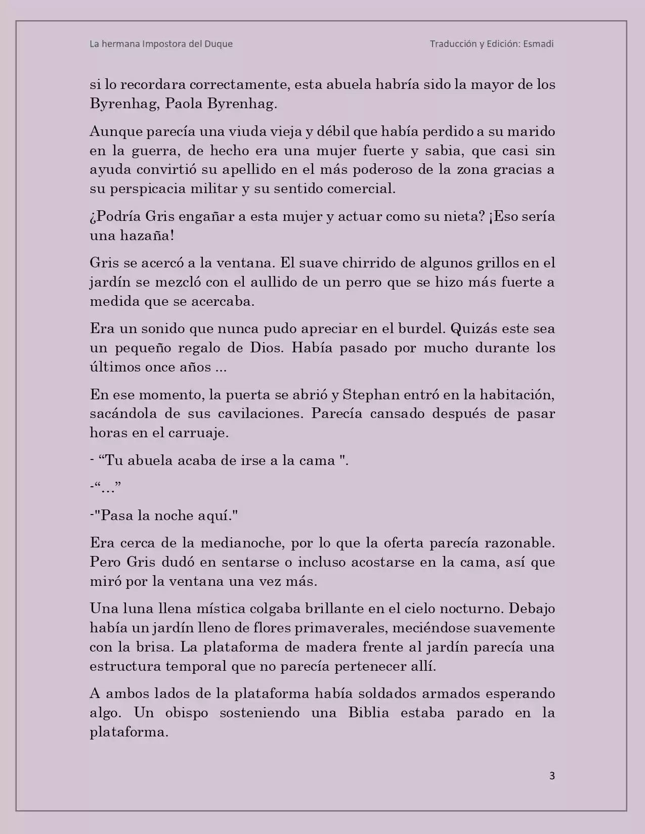 La Hermana Impostora Del Duque (Novela) - Capítulo 6 - Página 3 - LectorTMOo