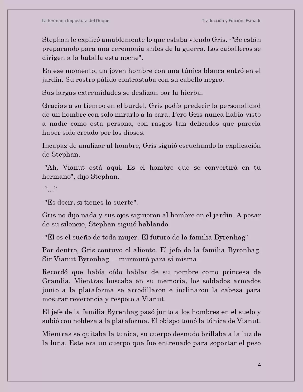 La Hermana Impostora Del Duque (Novela) - Capítulo 6 - Página 4 - LectorTMOo