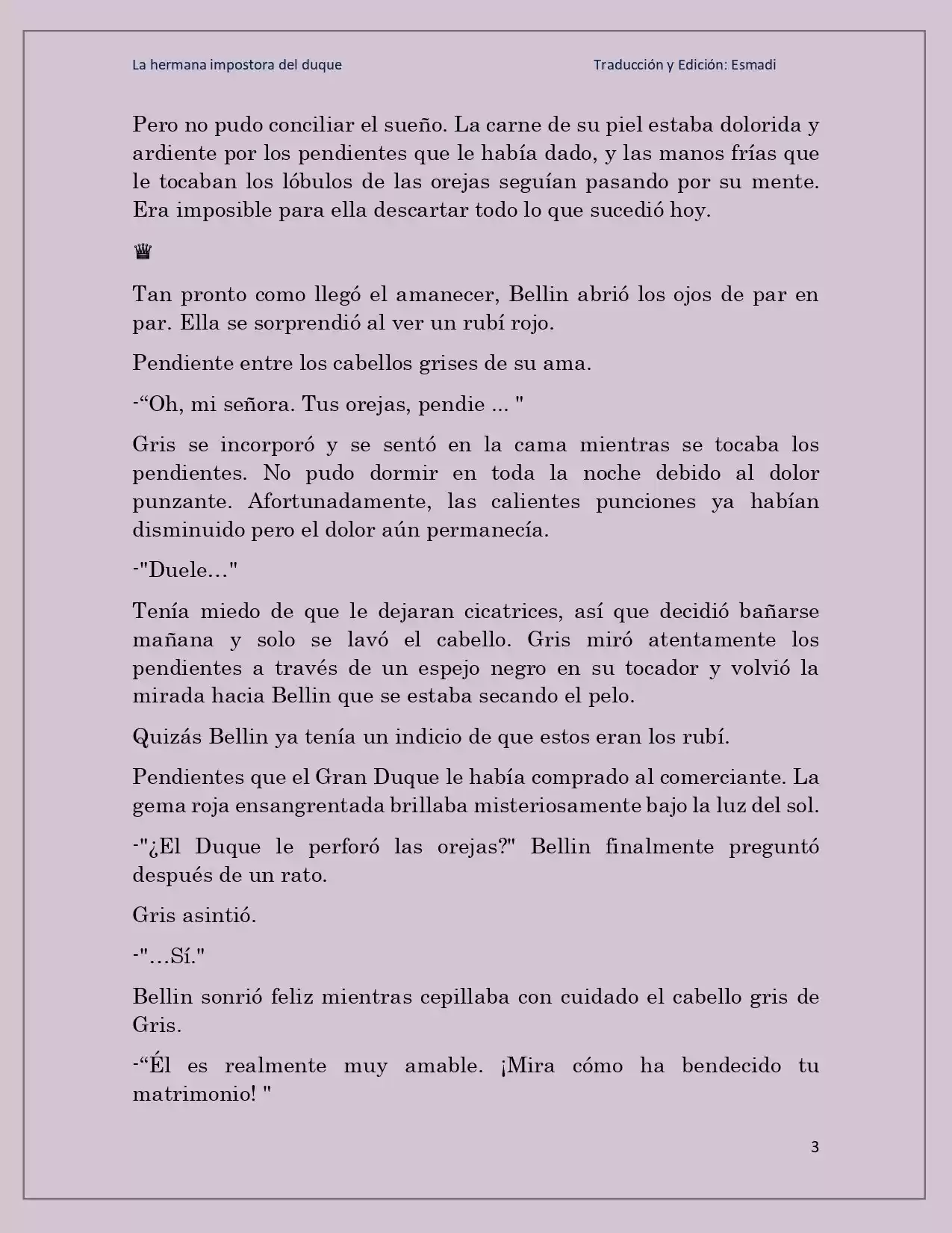 La Hermana Impostora Del Duque (Novela) - Capítulo 67 - Página 3 - LectorTMOo