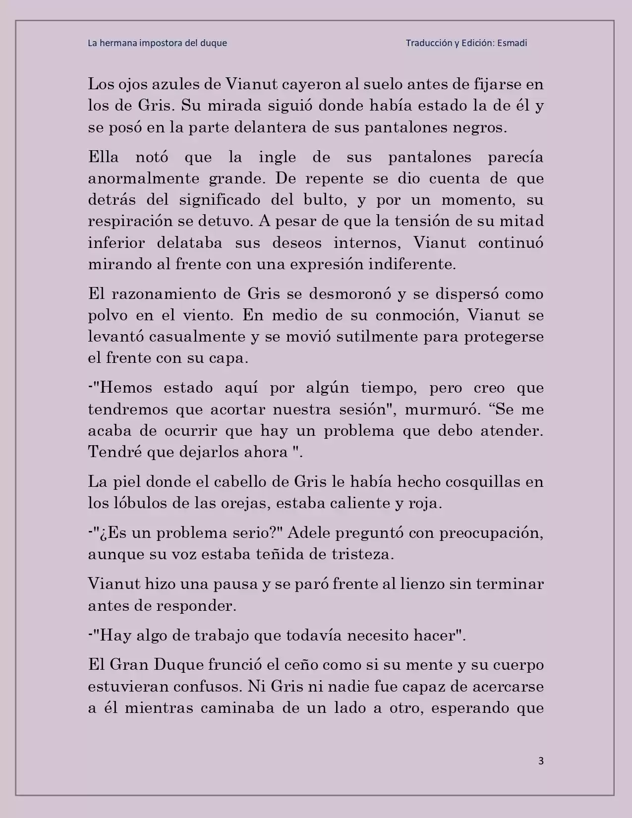 La Hermana Impostora Del Duque (Novela) - Capítulo 73 - Página 3 - LectorTMOo
