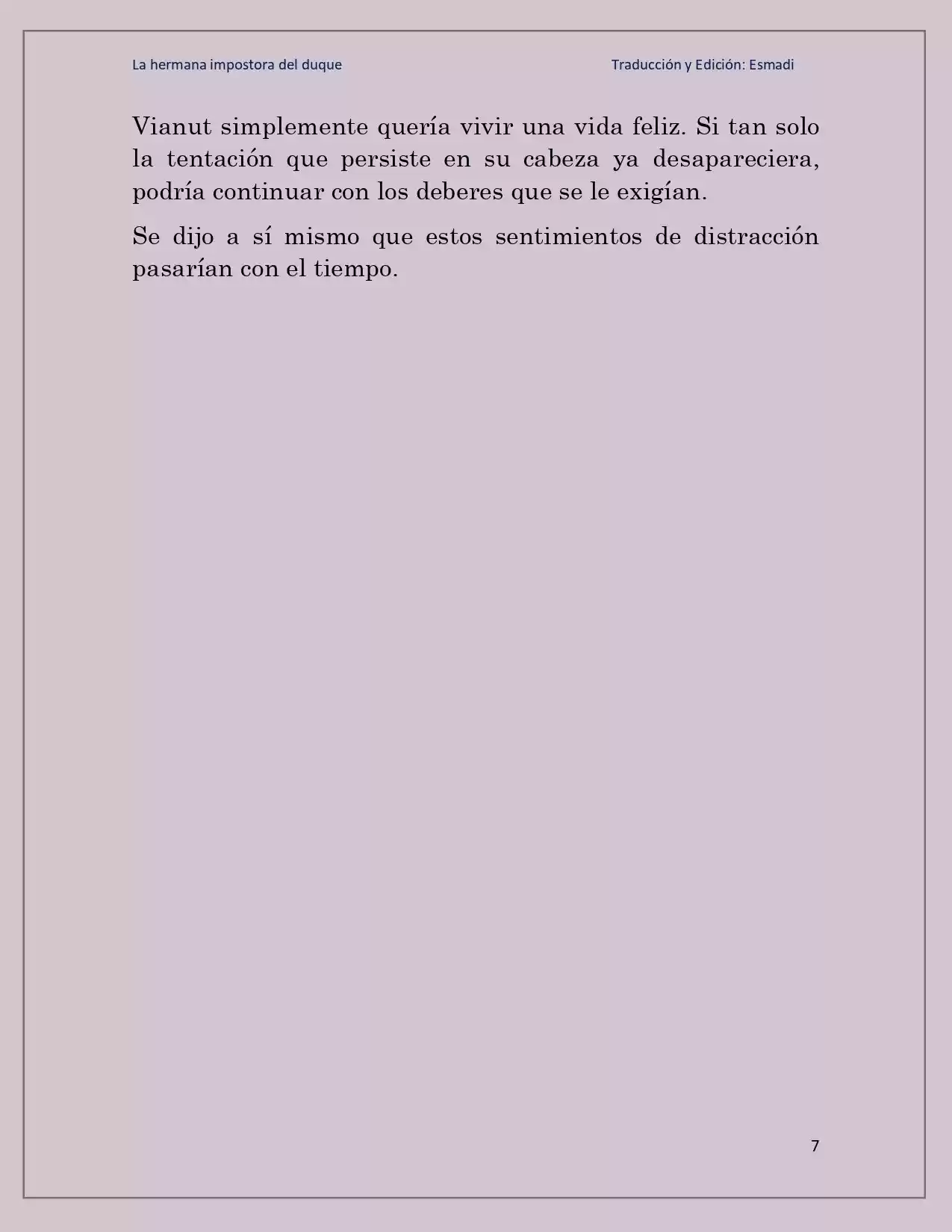 La Hermana Impostora Del Duque (Novela) - Capítulo 73 - Página 7 - LectorTMOo