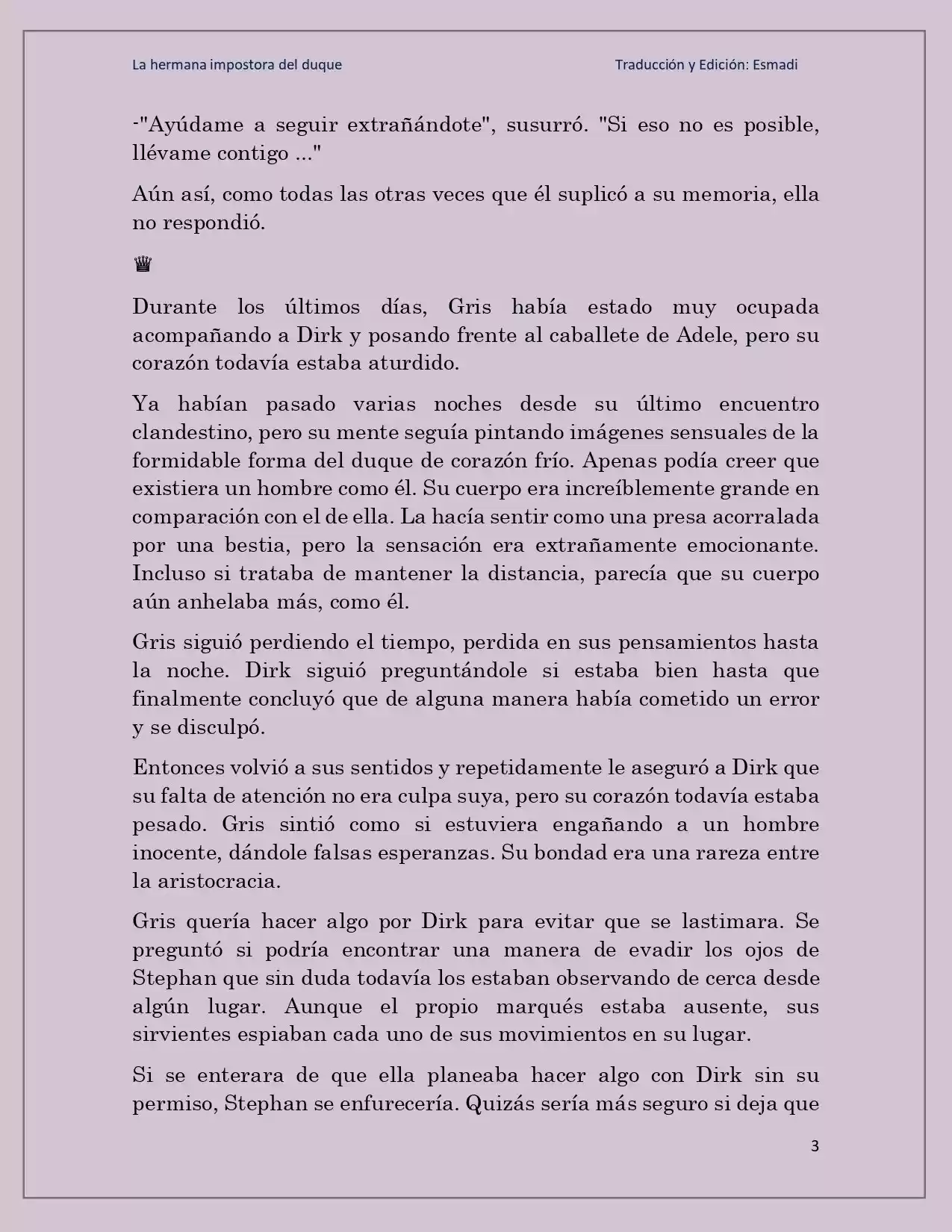 La Hermana Impostora Del Duque (Novela) - Capítulo 75 - Página 3 - LectorTMOo