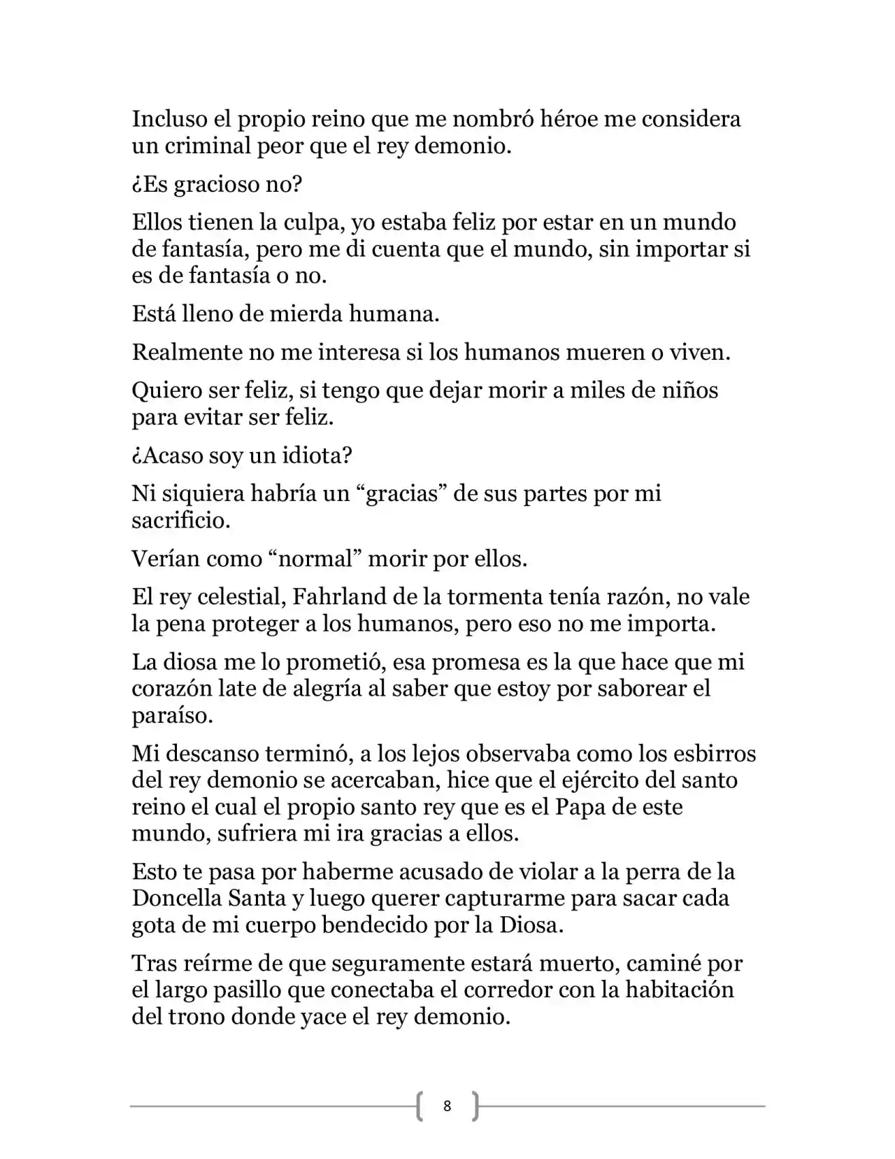 La Heroica Aventura Del Héroe Negro (Novela) - Capítulo 1 - Página 19 - LectorTMOo