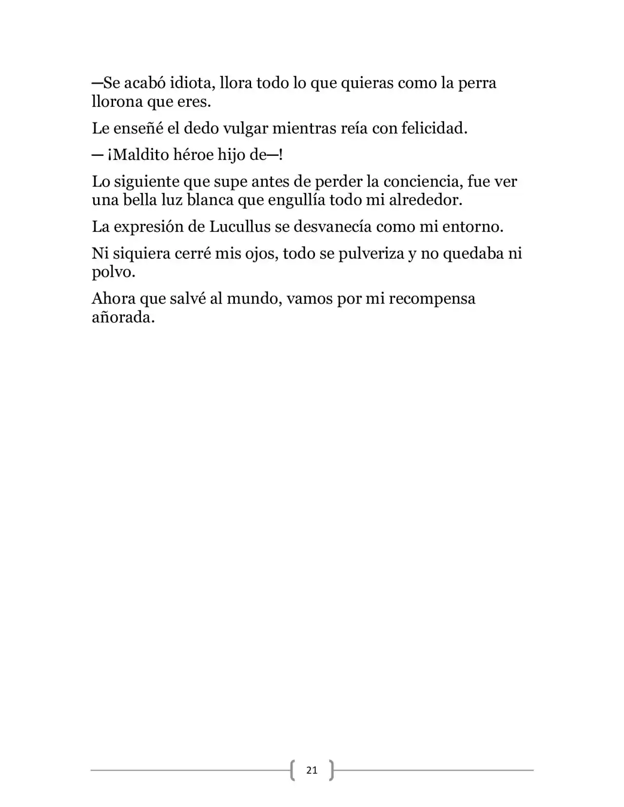 La Heroica Aventura Del Héroe Negro (Novela) - Capítulo 1 - Página 32 - LectorTMOo