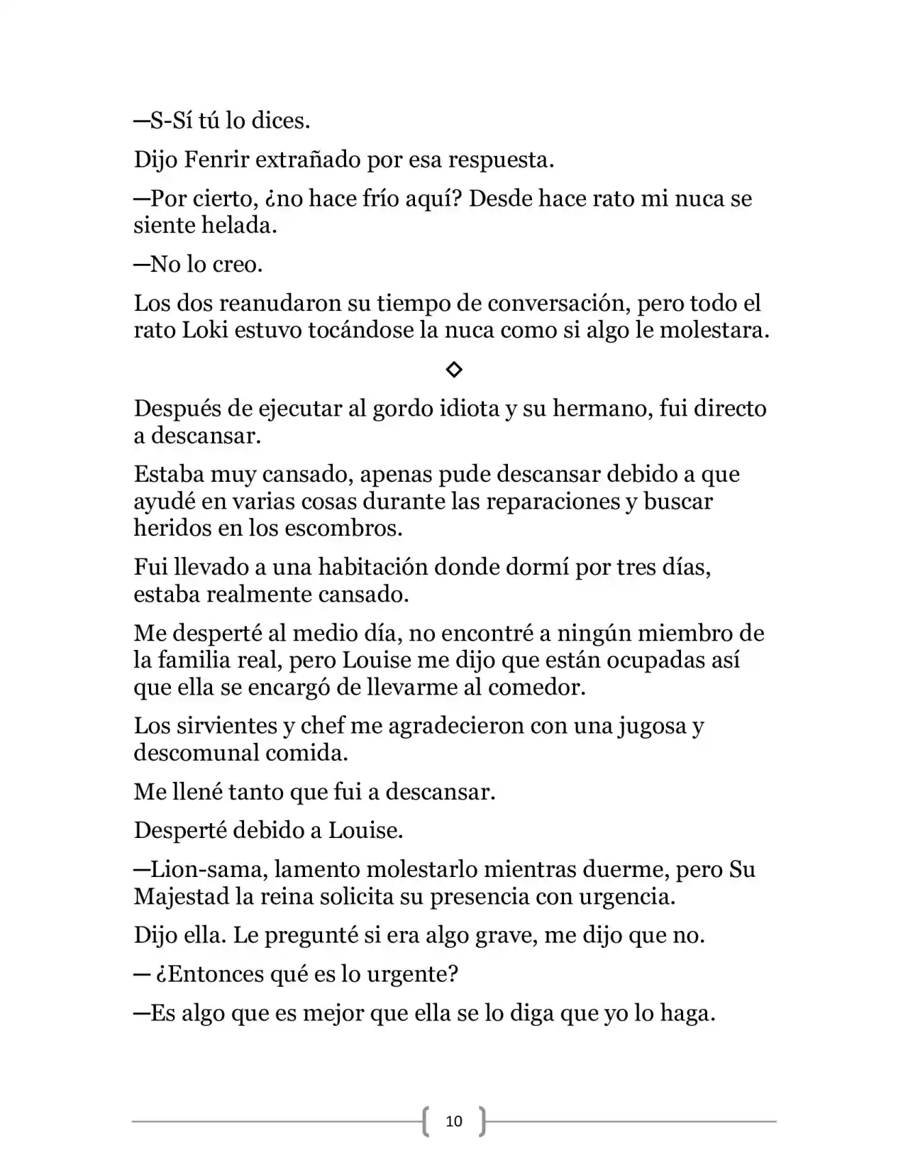 La Heroica Aventura Del Héroe Negro (Novela) - Capítulo 10 - Página 9 - LectorTMOo
