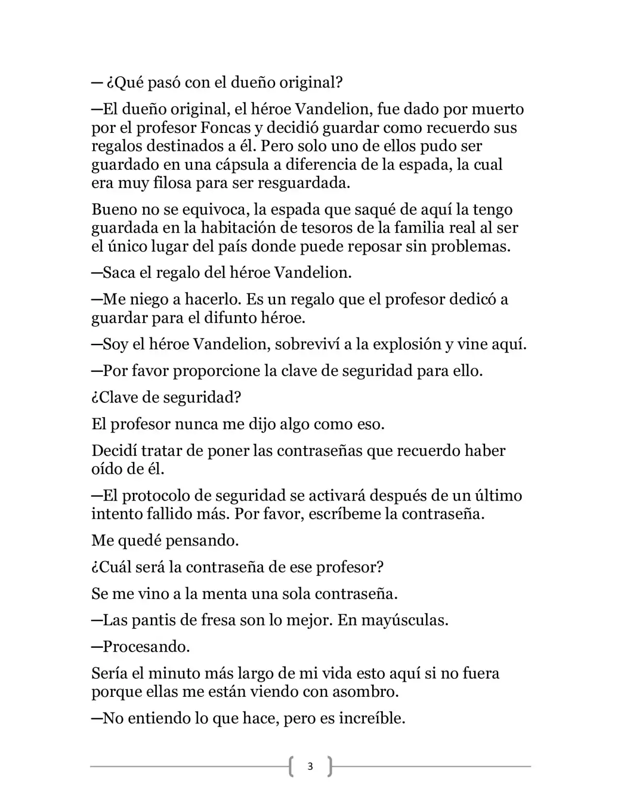 La Heroica Aventura Del Héroe Negro (Novela) - Capítulo 11.50 - Página 3 - LectorTMOo