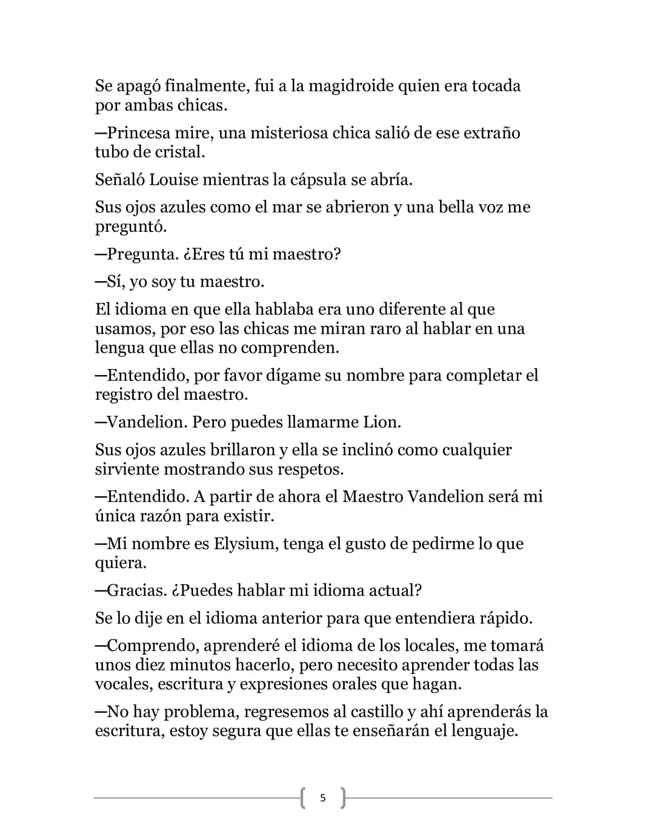 La Heroica Aventura Del Héroe Negro (Novela) - Capítulo 11.50 - Página 5 - LectorTMOo