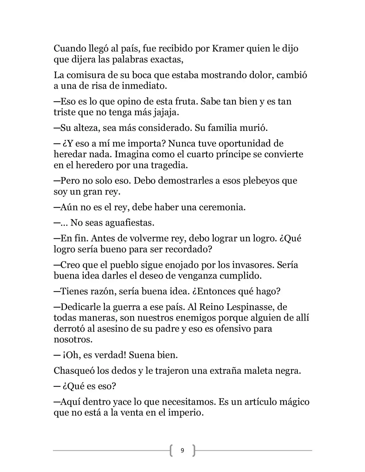 La Heroica Aventura Del Héroe Negro (Novela) - Capítulo 11.50 - Página 9 - LectorTMOo