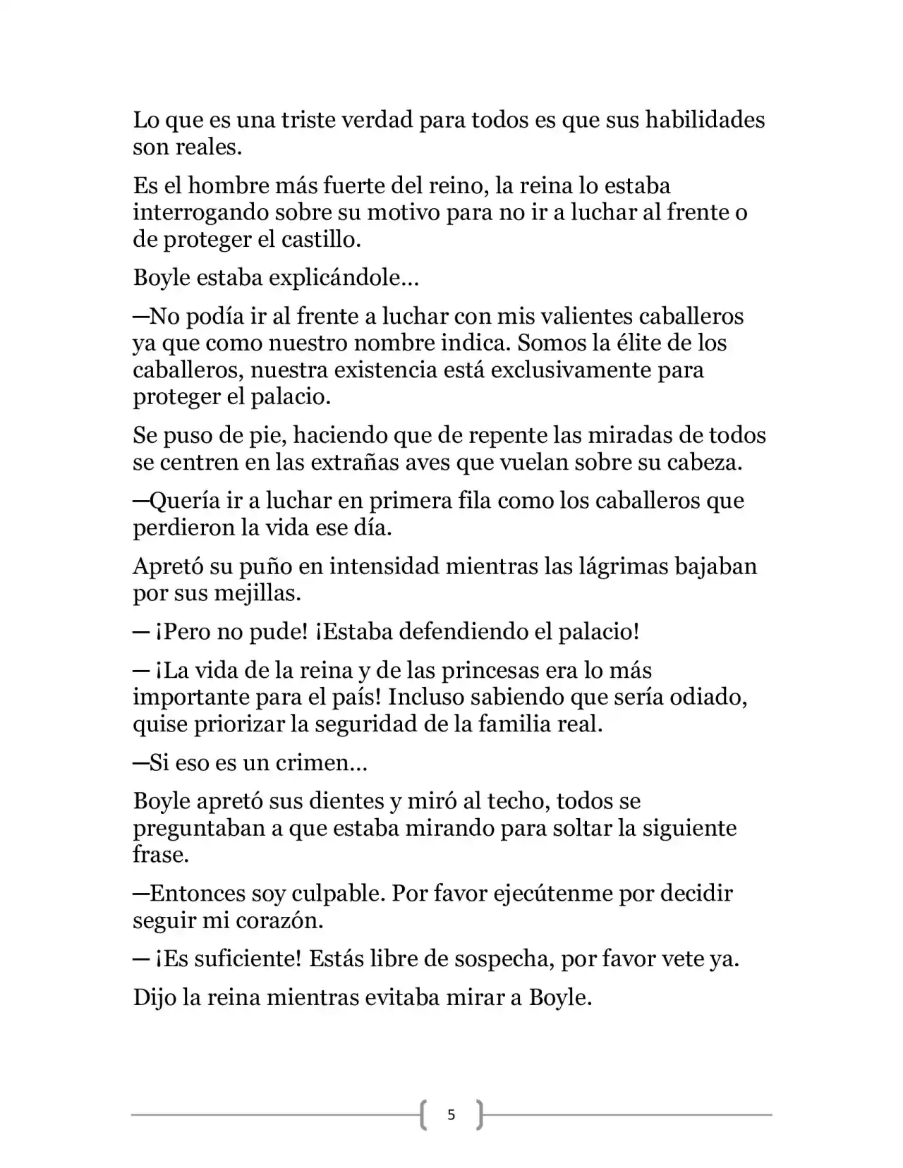 La Heroica Aventura Del Héroe Negro (Novela) - Capítulo 12 - Página 5 - LectorTMOo