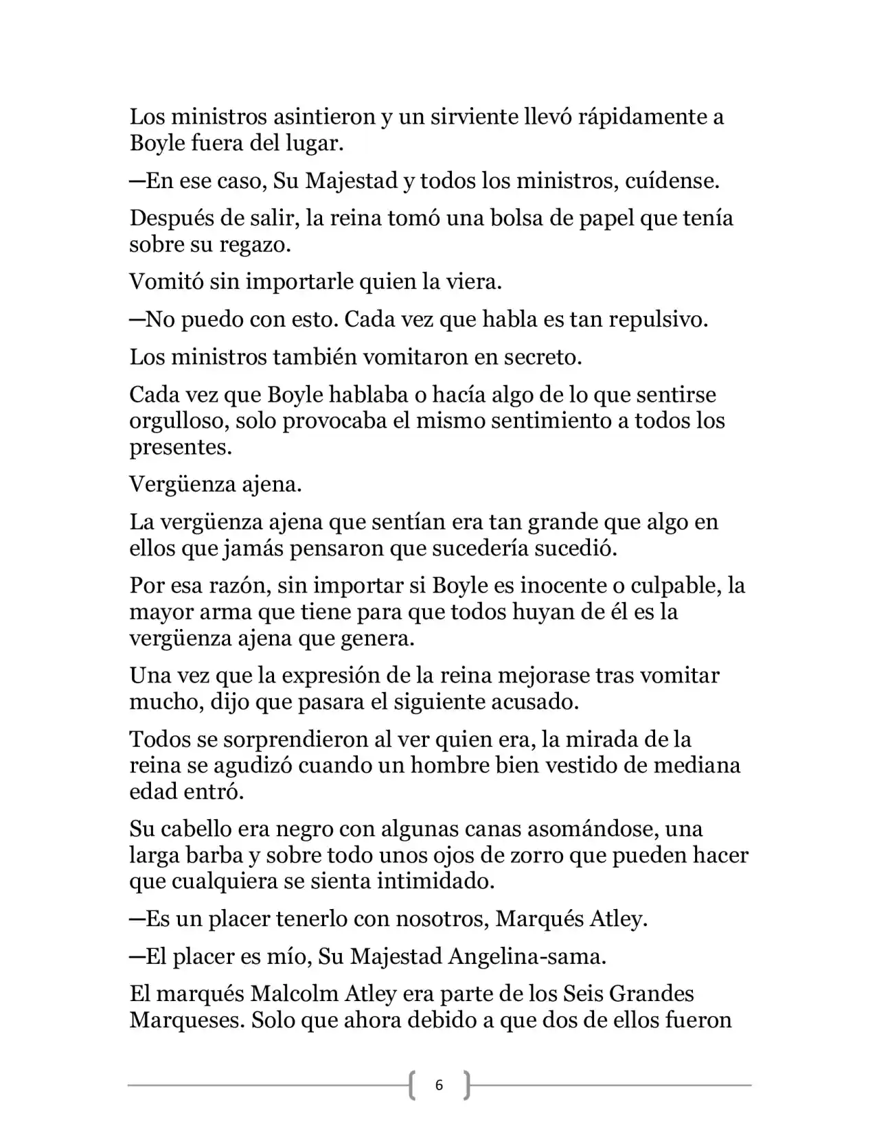 La Heroica Aventura Del Héroe Negro (Novela) - Capítulo 12 - Página 6 - LectorTMOo