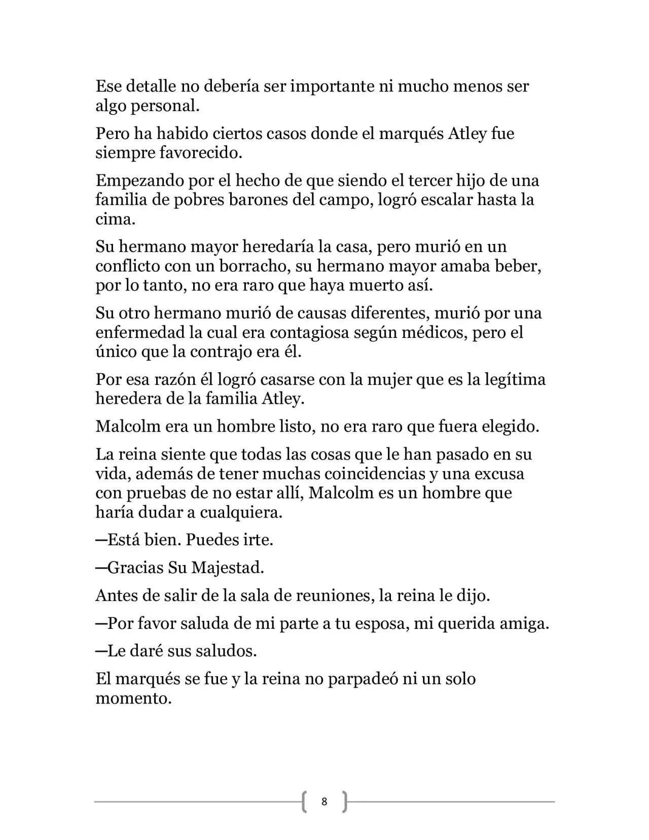 La Heroica Aventura Del Héroe Negro (Novela) - Capítulo 12 - Página 8 - LectorTMOo