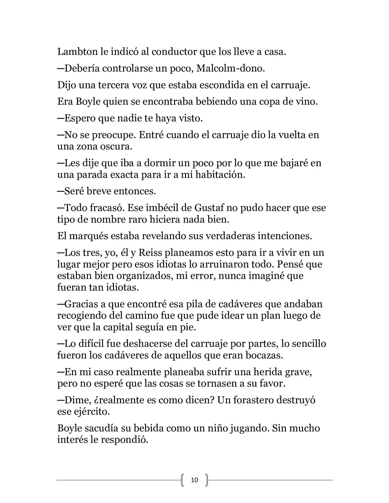 La Heroica Aventura Del Héroe Negro (Novela) - Capítulo 12 - Página 10 - LectorTMOo