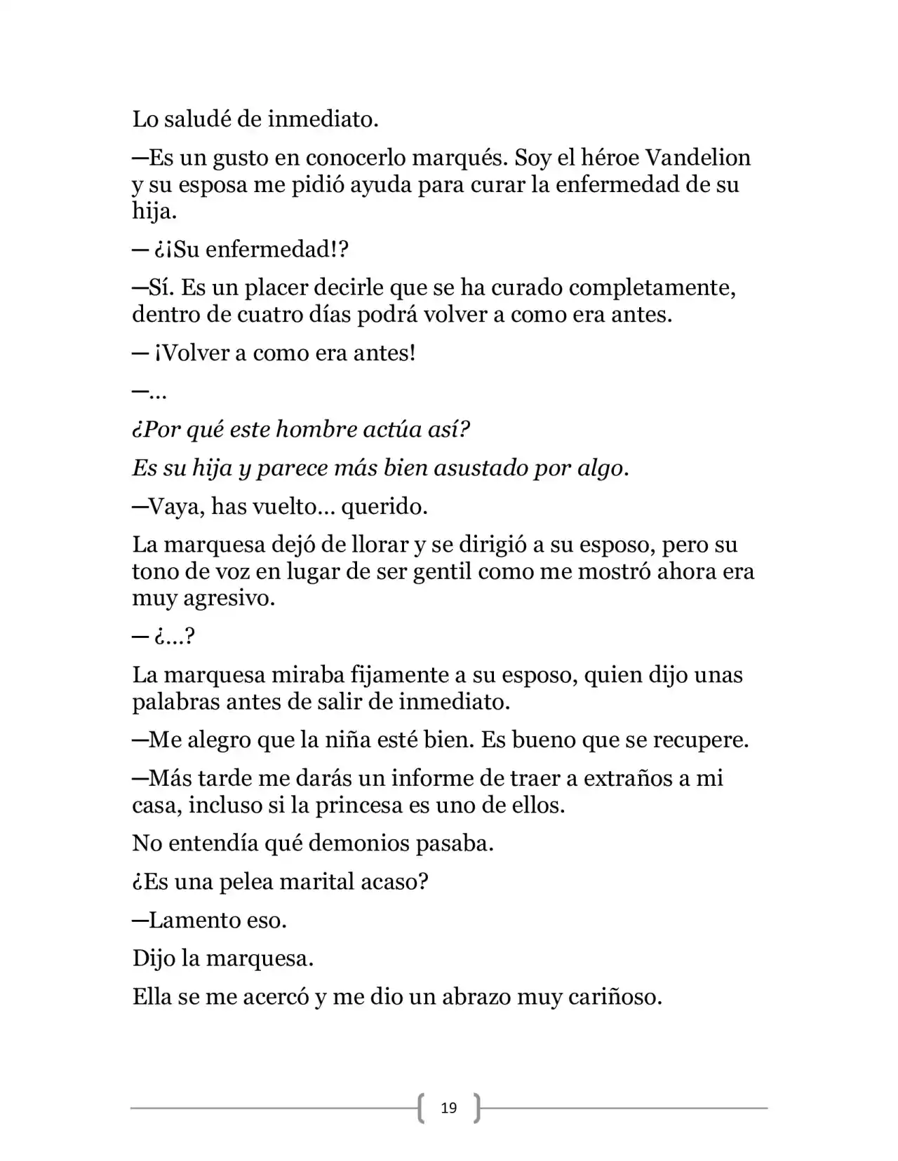 La Heroica Aventura Del Héroe Negro (Novela) - Capítulo 12 - Página 19 - LectorTMOo