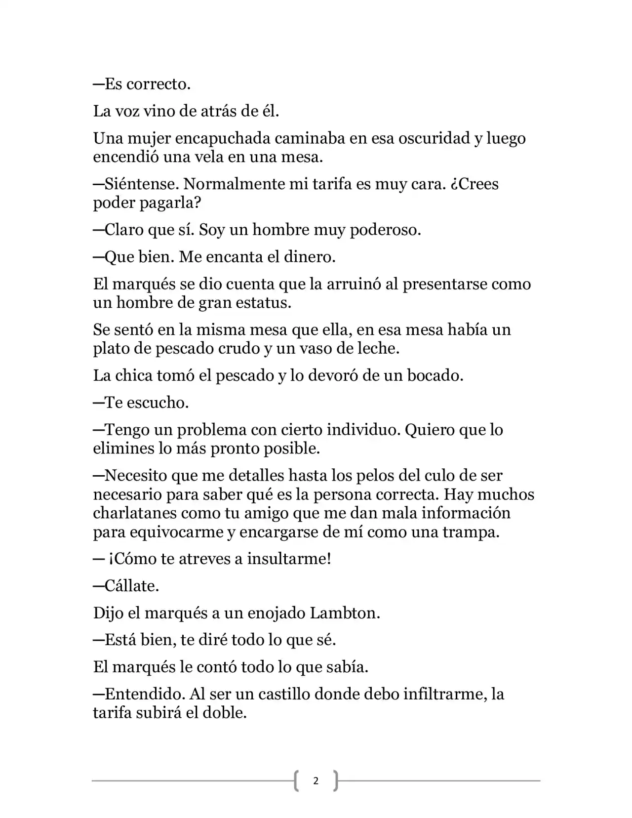 La Heroica Aventura Del Héroe Negro (Novela) - Capítulo 13 - Página 2 - LectorTMOo