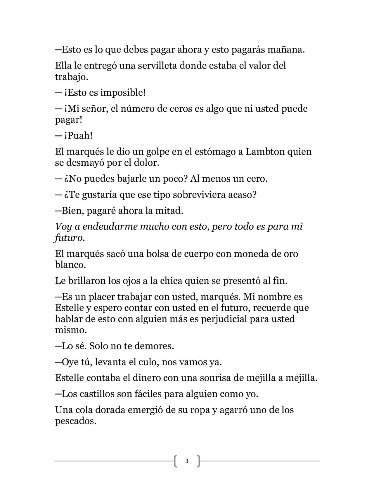 La Heroica Aventura Del Héroe Negro (Novela) - Capítulo 13 - Página 3 - LectorTMOo