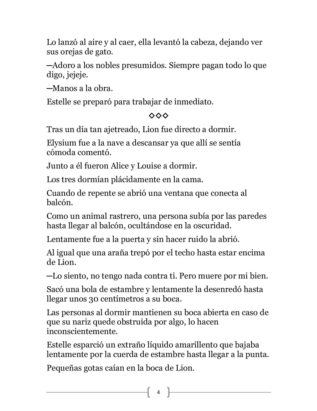 La Heroica Aventura Del Héroe Negro (Novela) - Capítulo 13 - Página 4 - LectorTMOo