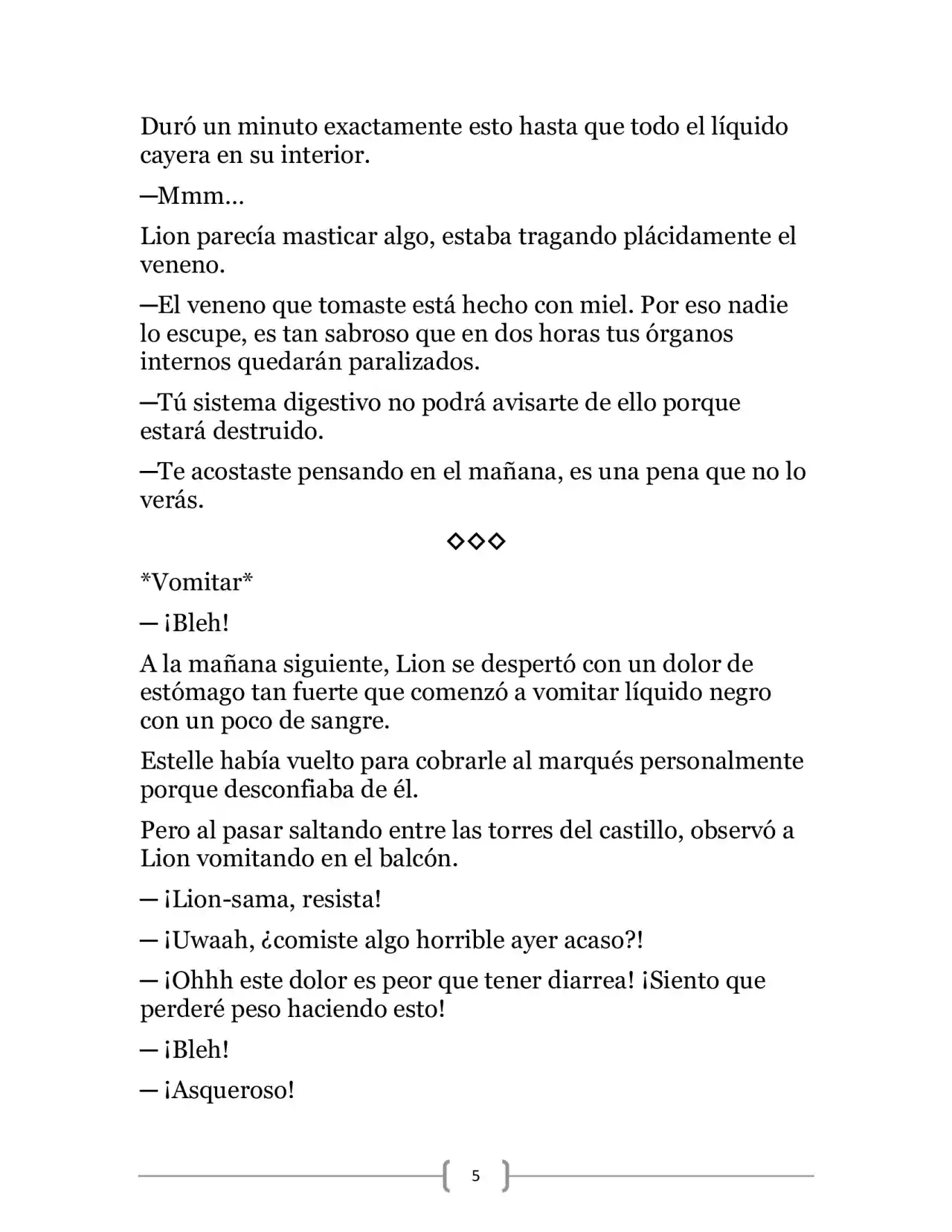 La Heroica Aventura Del Héroe Negro (Novela) - Capítulo 13 - Página 5 - LectorTMOo