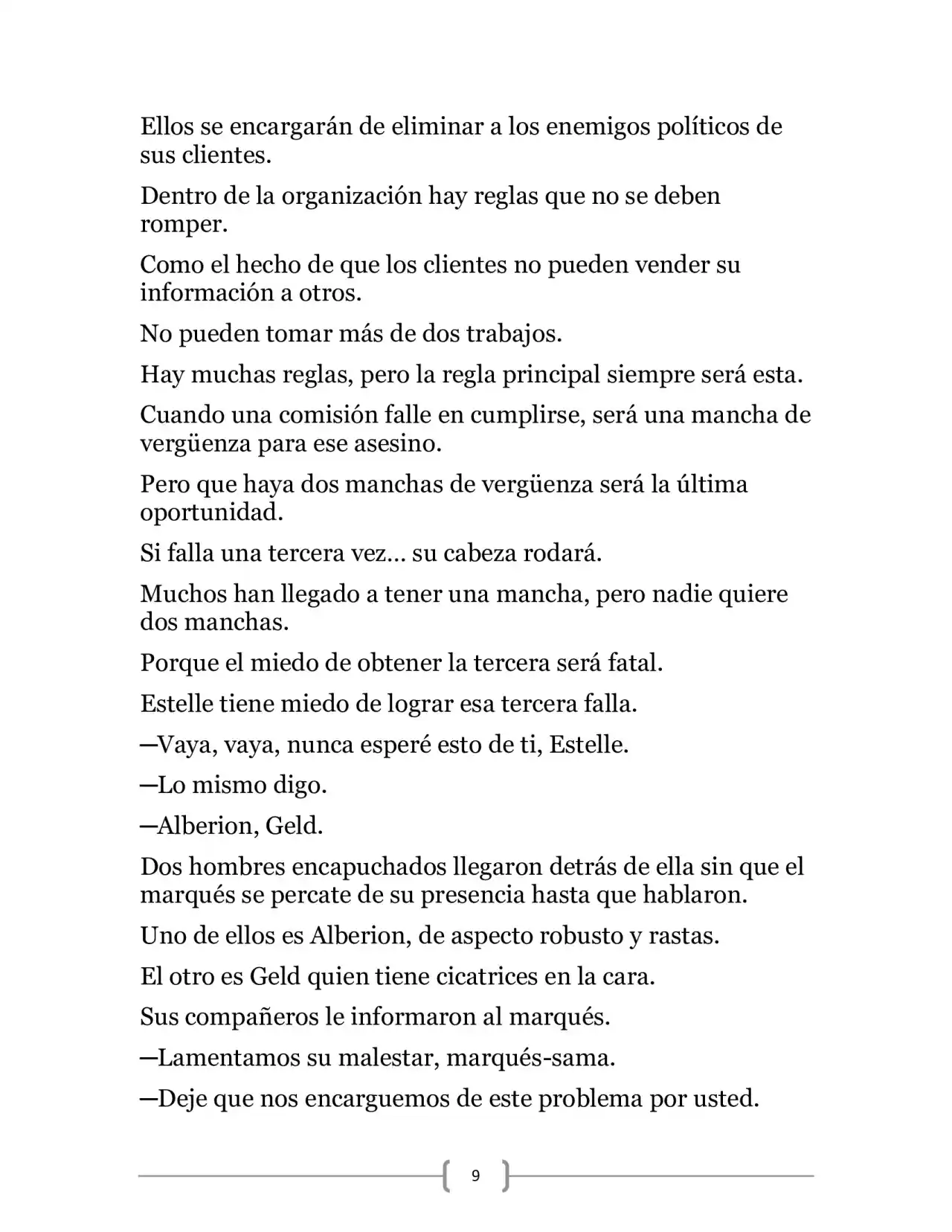 La Heroica Aventura Del Héroe Negro (Novela) - Capítulo 13 - Página 9 - LectorTMOo