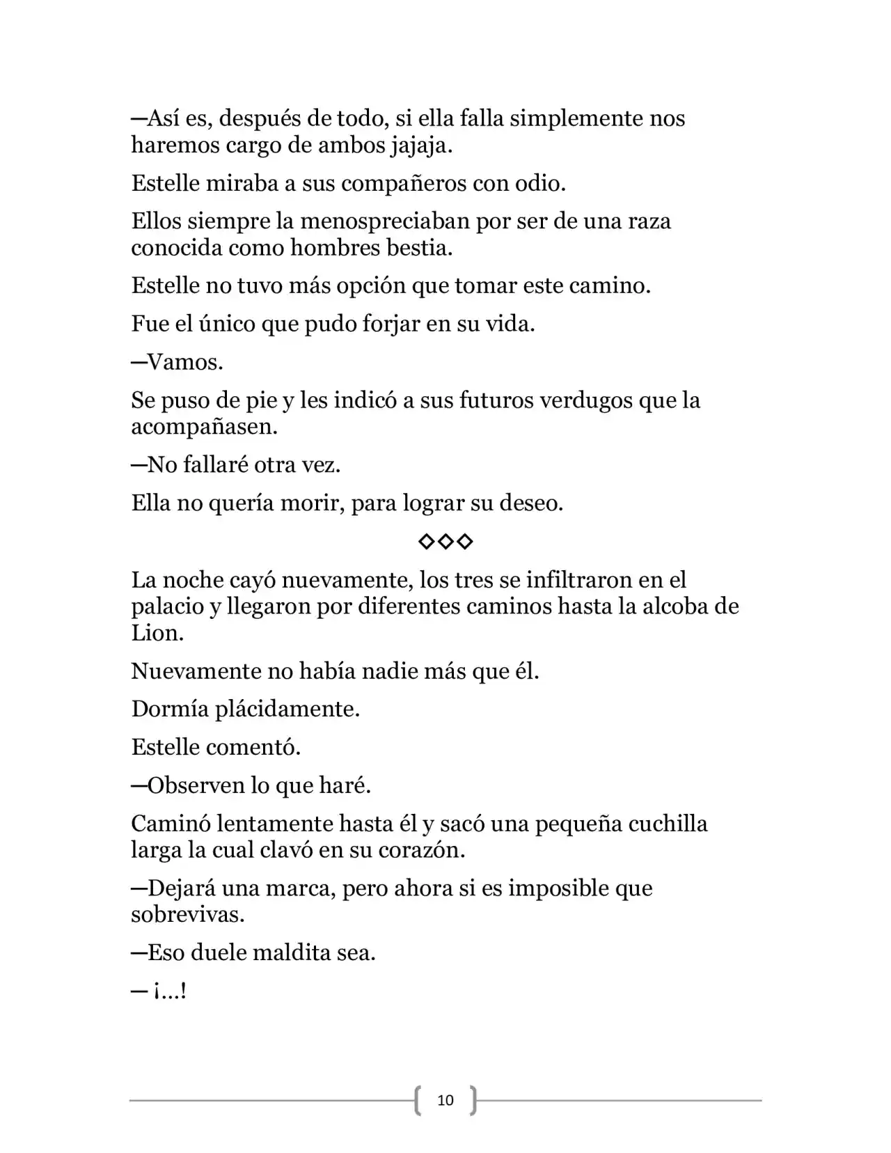 La Heroica Aventura Del Héroe Negro (Novela) - Capítulo 13 - Página 10 - LectorTMOo