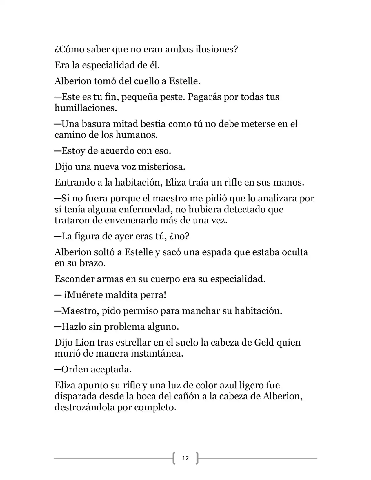 La Heroica Aventura Del Héroe Negro (Novela) - Capítulo 13 - Página 12 - LectorTMOo