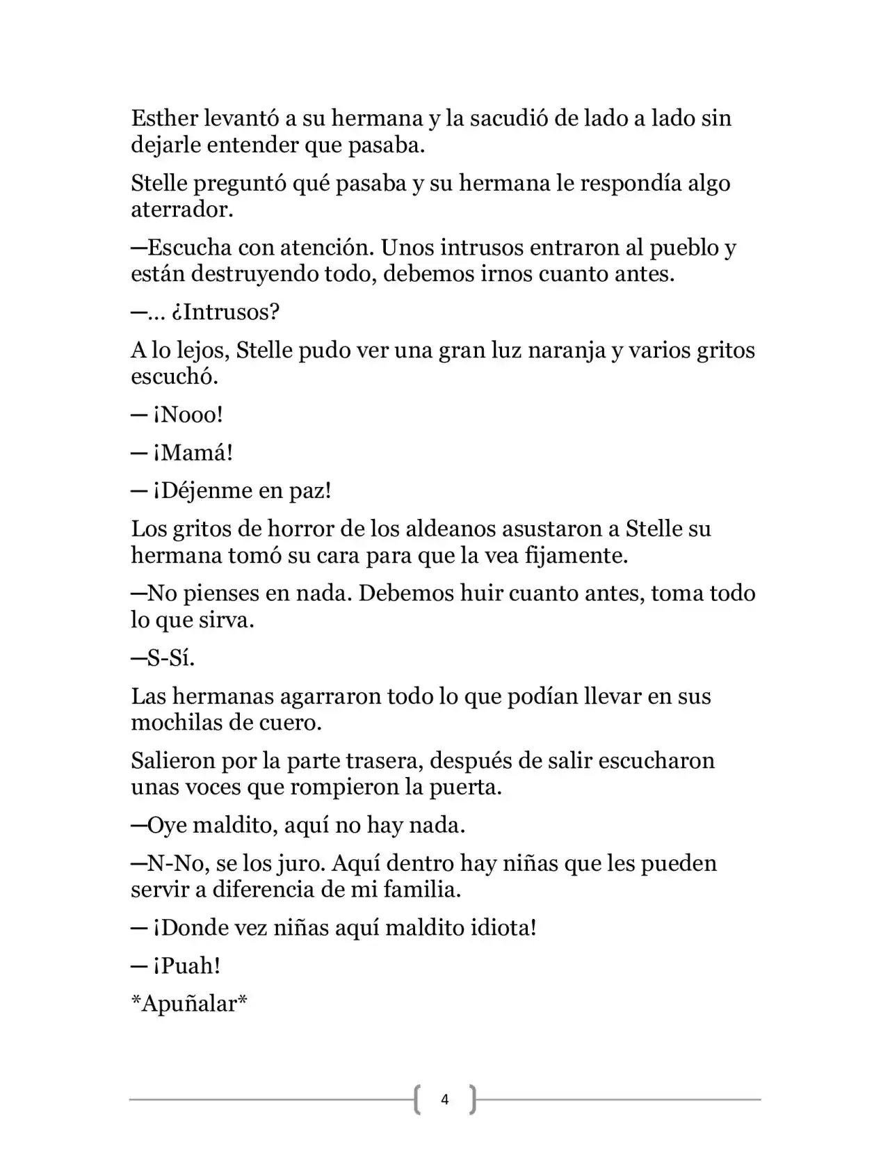 La Heroica Aventura Del Héroe Negro (Novela) - Capítulo 14 - Página 4 - LectorTMOo