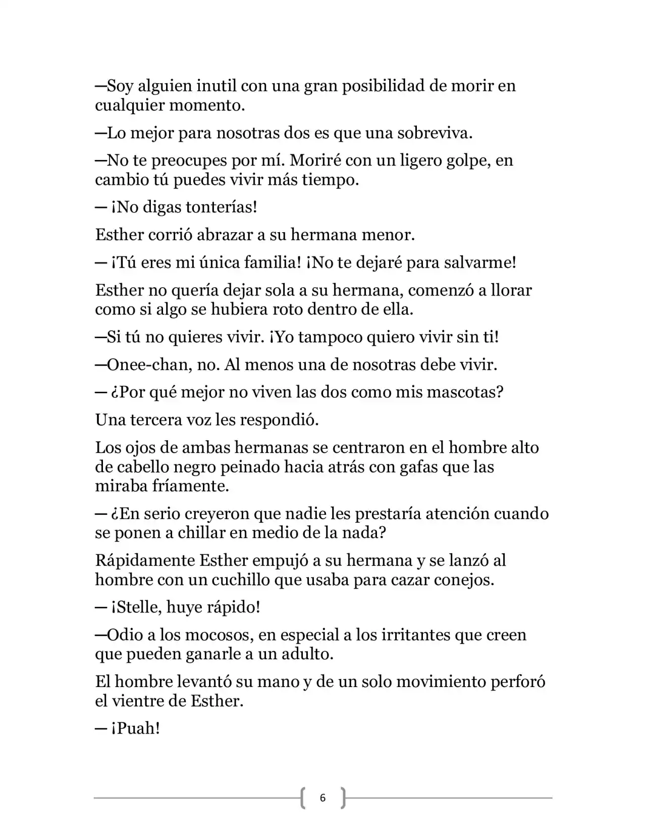 La Heroica Aventura Del Héroe Negro (Novela) - Capítulo 14 - Página 6 - LectorTMOo