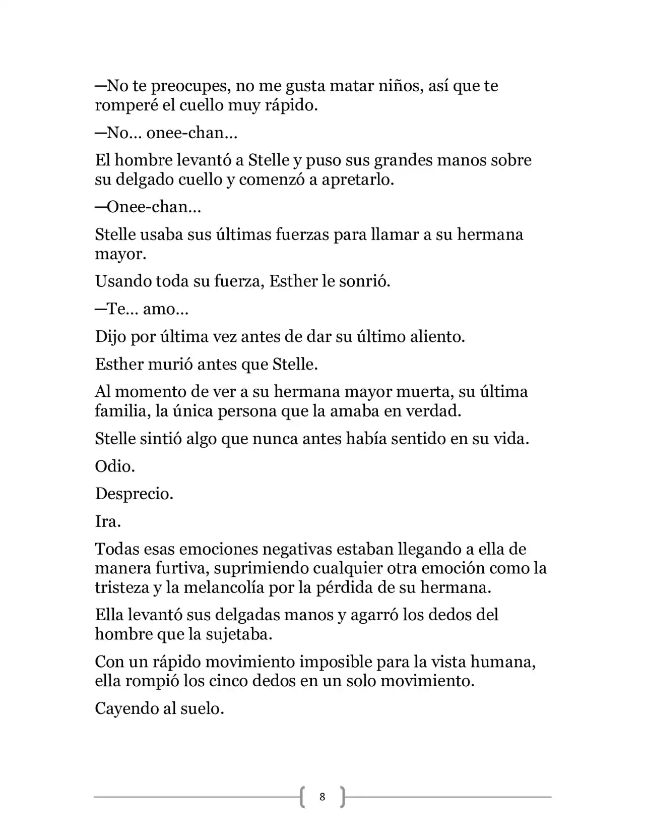 La Heroica Aventura Del Héroe Negro (Novela) - Capítulo 14 - Página 8 - LectorTMOo