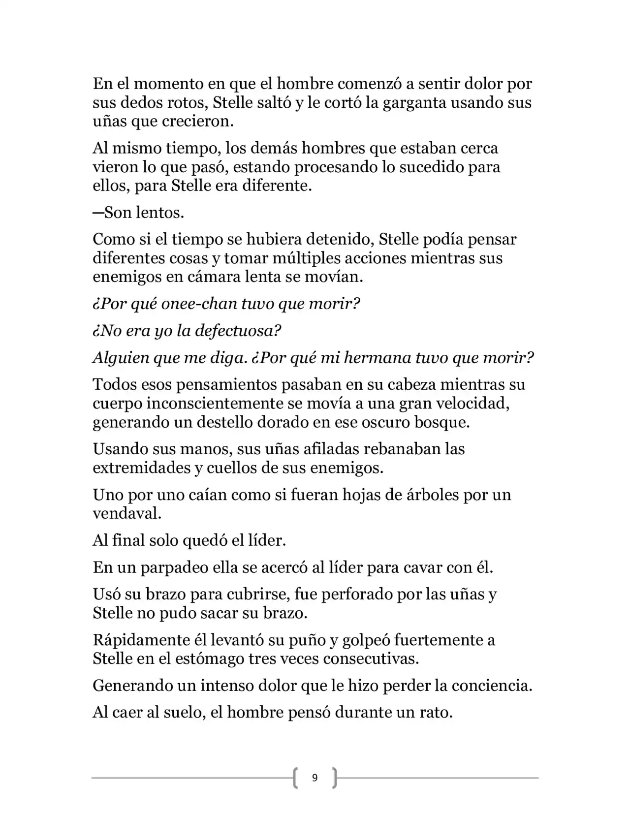 La Heroica Aventura Del Héroe Negro (Novela) - Capítulo 14 - Página 9 - LectorTMOo