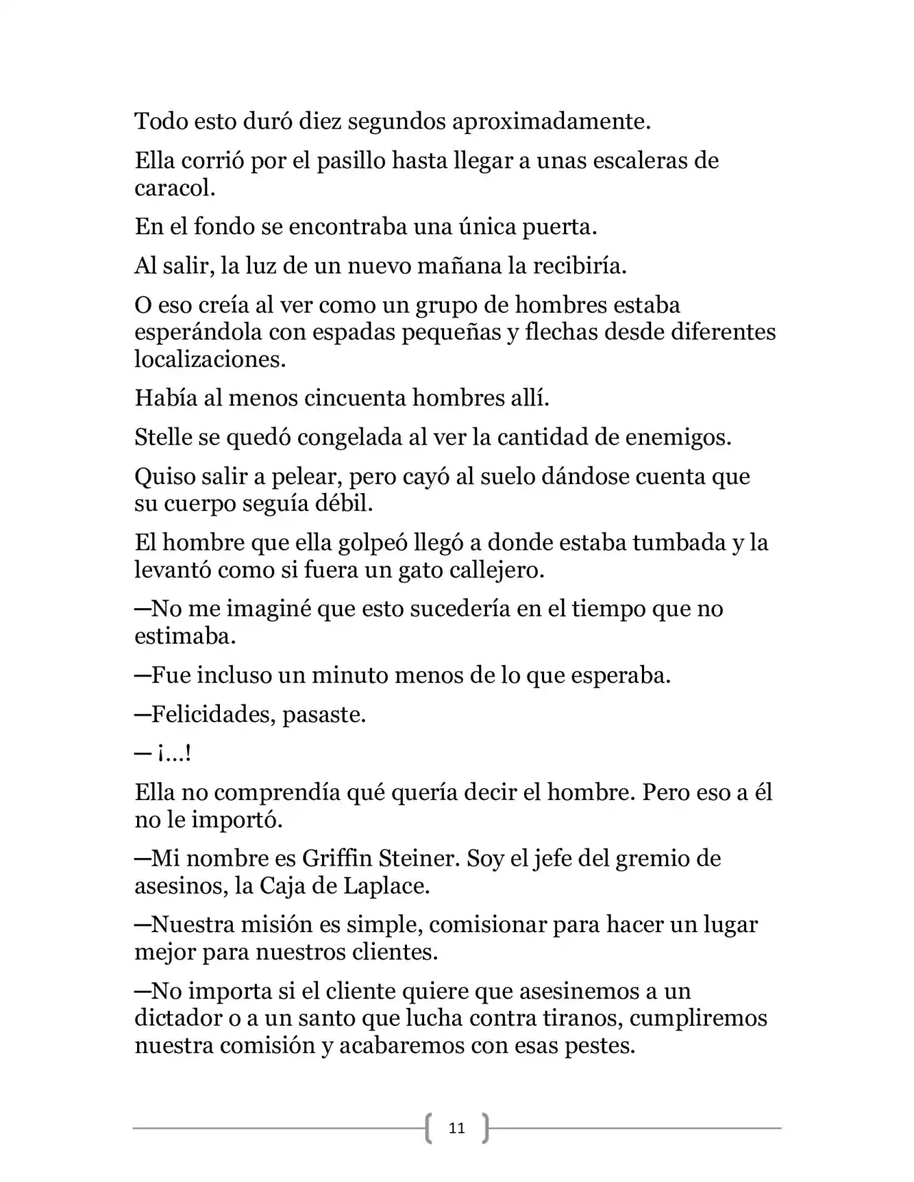 La Heroica Aventura Del Héroe Negro (Novela) - Capítulo 14 - Página 11 - LectorTMOo