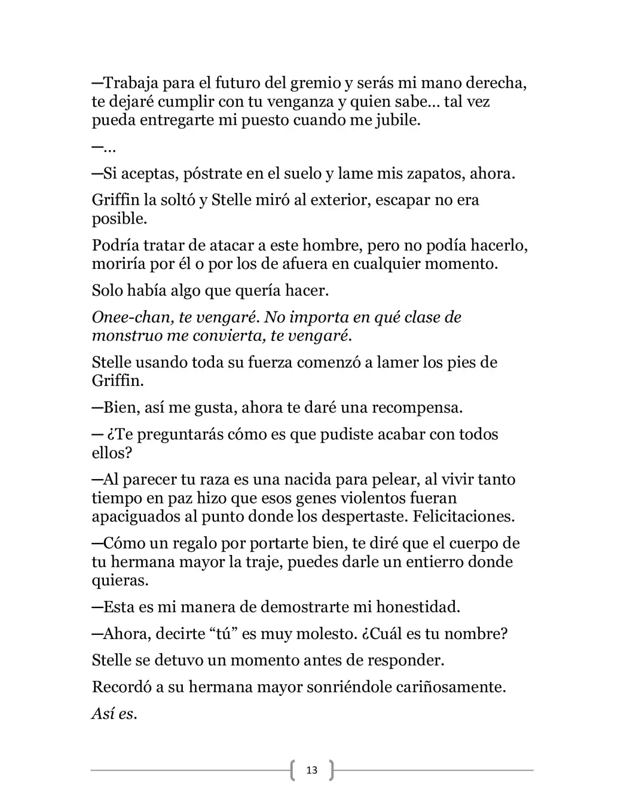 La Heroica Aventura Del Héroe Negro (Novela) - Capítulo 14 - Página 13 - LectorTMOo
