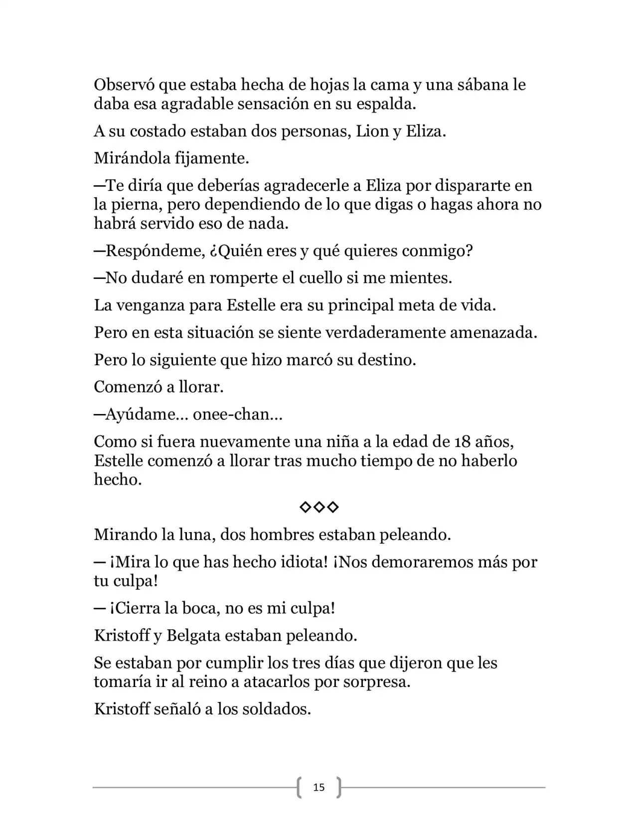 La Heroica Aventura Del Héroe Negro (Novela) - Capítulo 14 - Página 15 - LectorTMOo