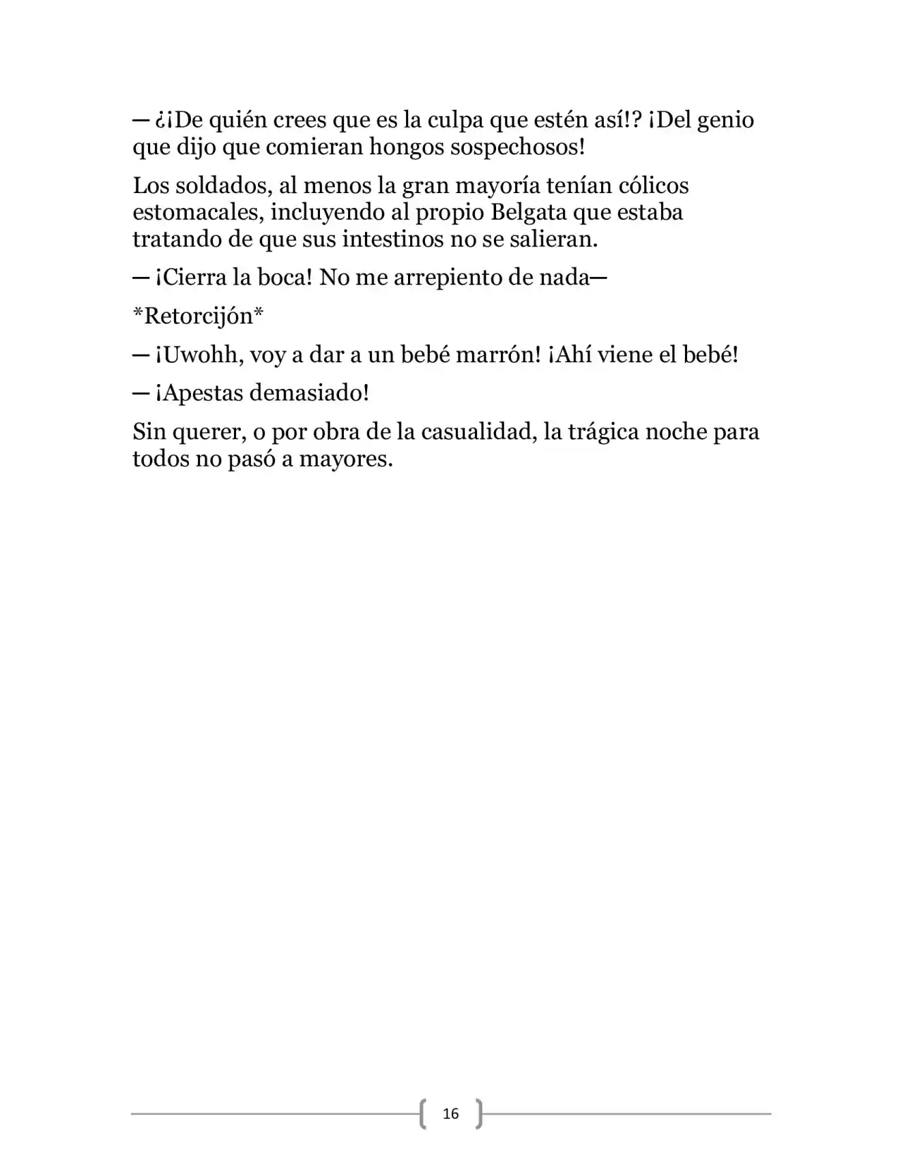 La Heroica Aventura Del Héroe Negro (Novela) - Capítulo 14 - Página 16 - LectorTMOo
