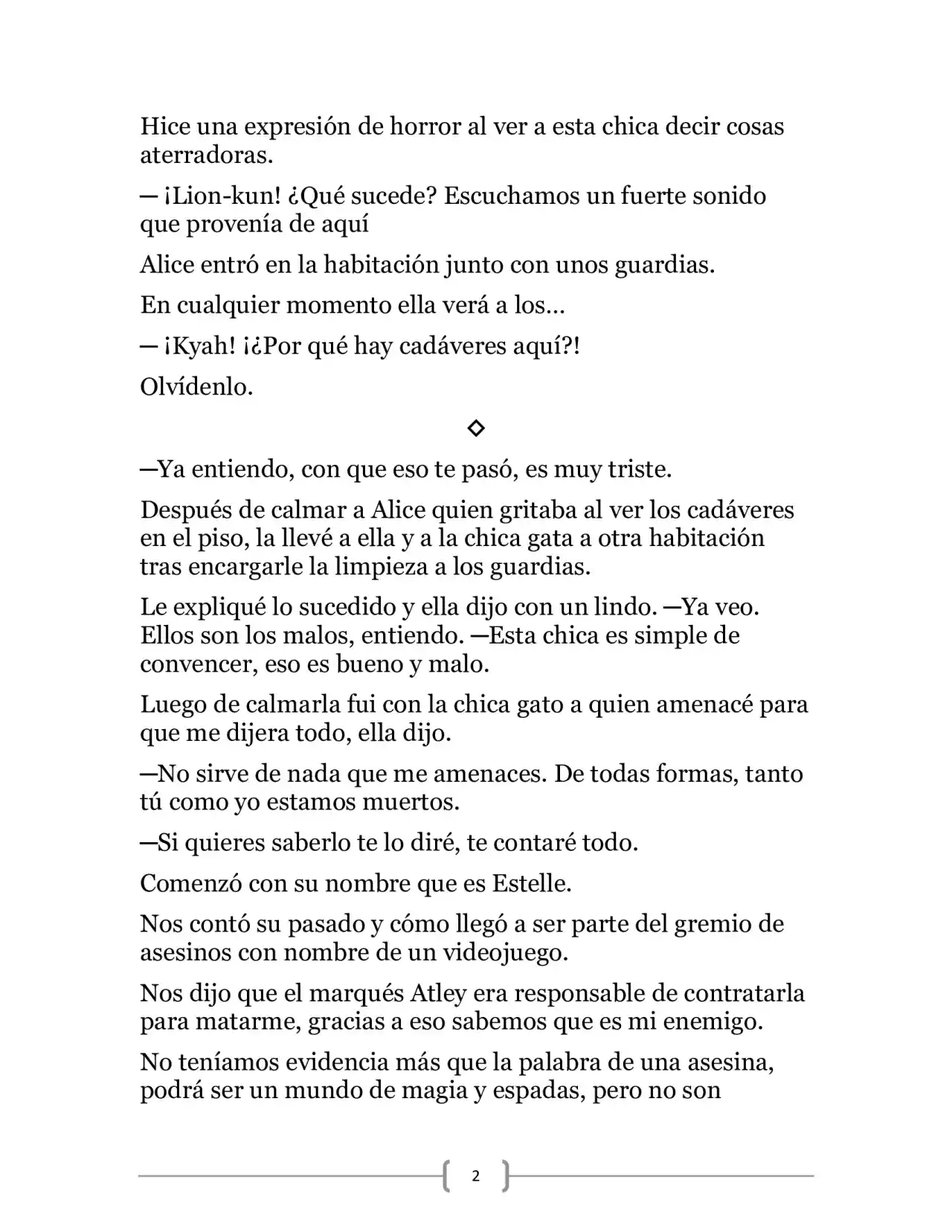 La Heroica Aventura Del Héroe Negro (Novela) - Capítulo 15 - Página 2 - LectorTMOo