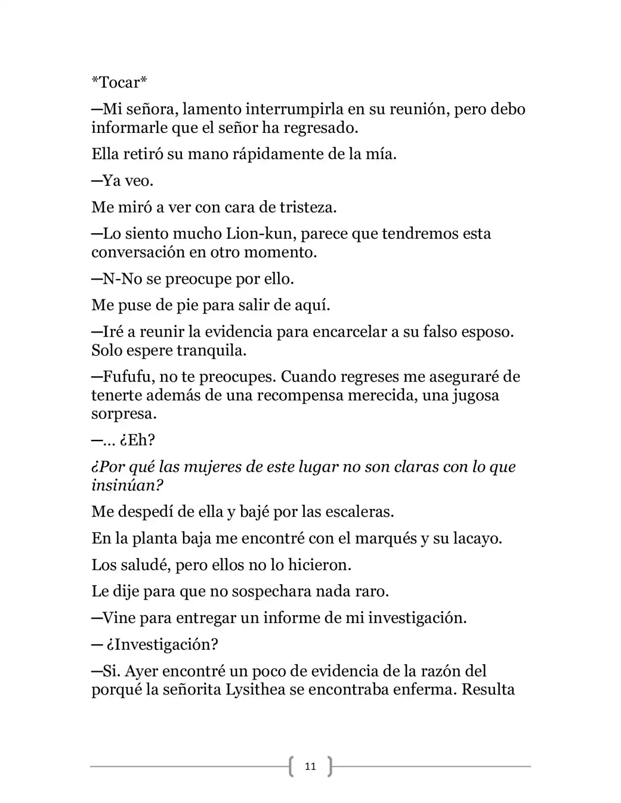 La Heroica Aventura Del Héroe Negro (Novela) - Capítulo 15 - Página 11 - LectorTMOo