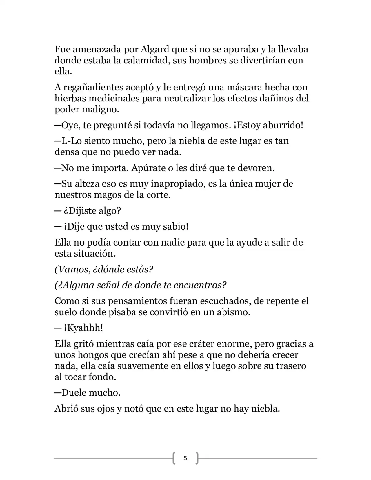 La Heroica Aventura Del Héroe Negro (Novela) - Capítulo 16 - Página 5 - LectorTMOo