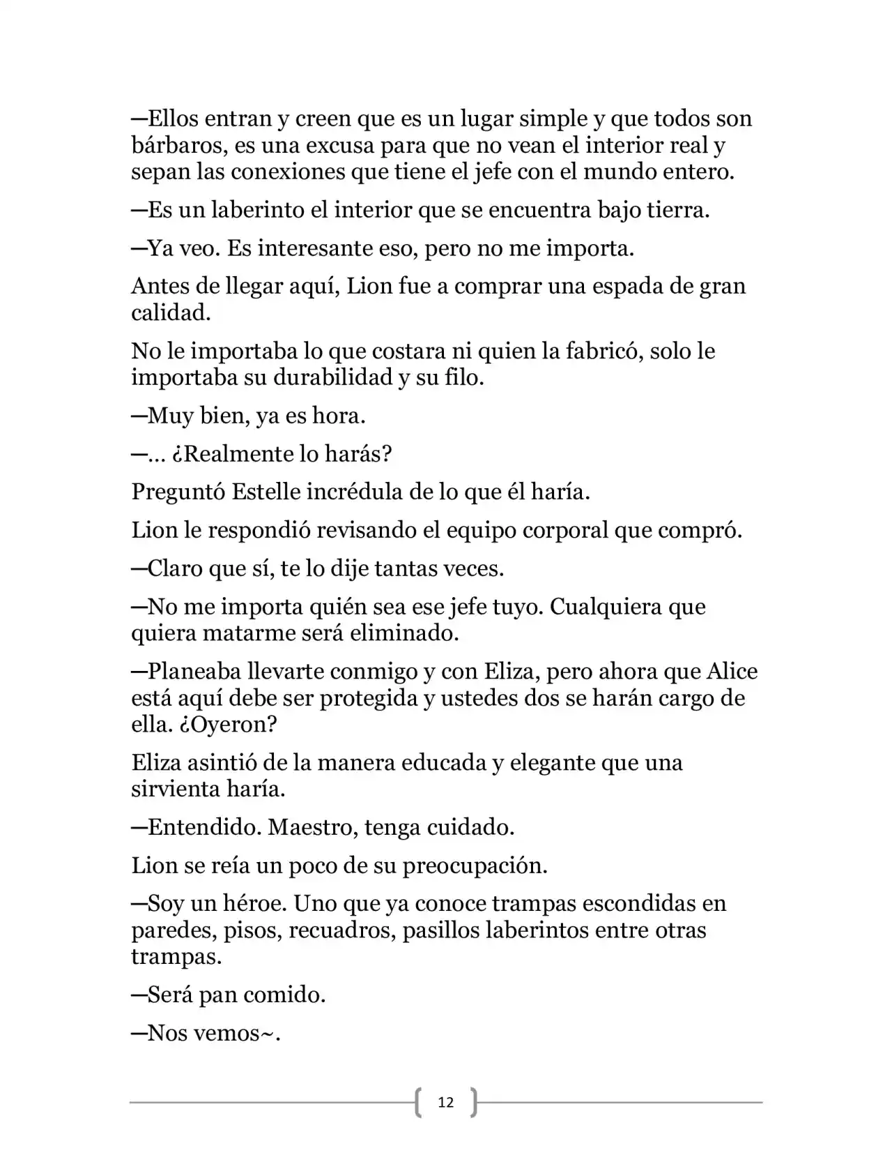 La Heroica Aventura Del Héroe Negro (Novela) - Capítulo 16 - Página 12 - LectorTMOo