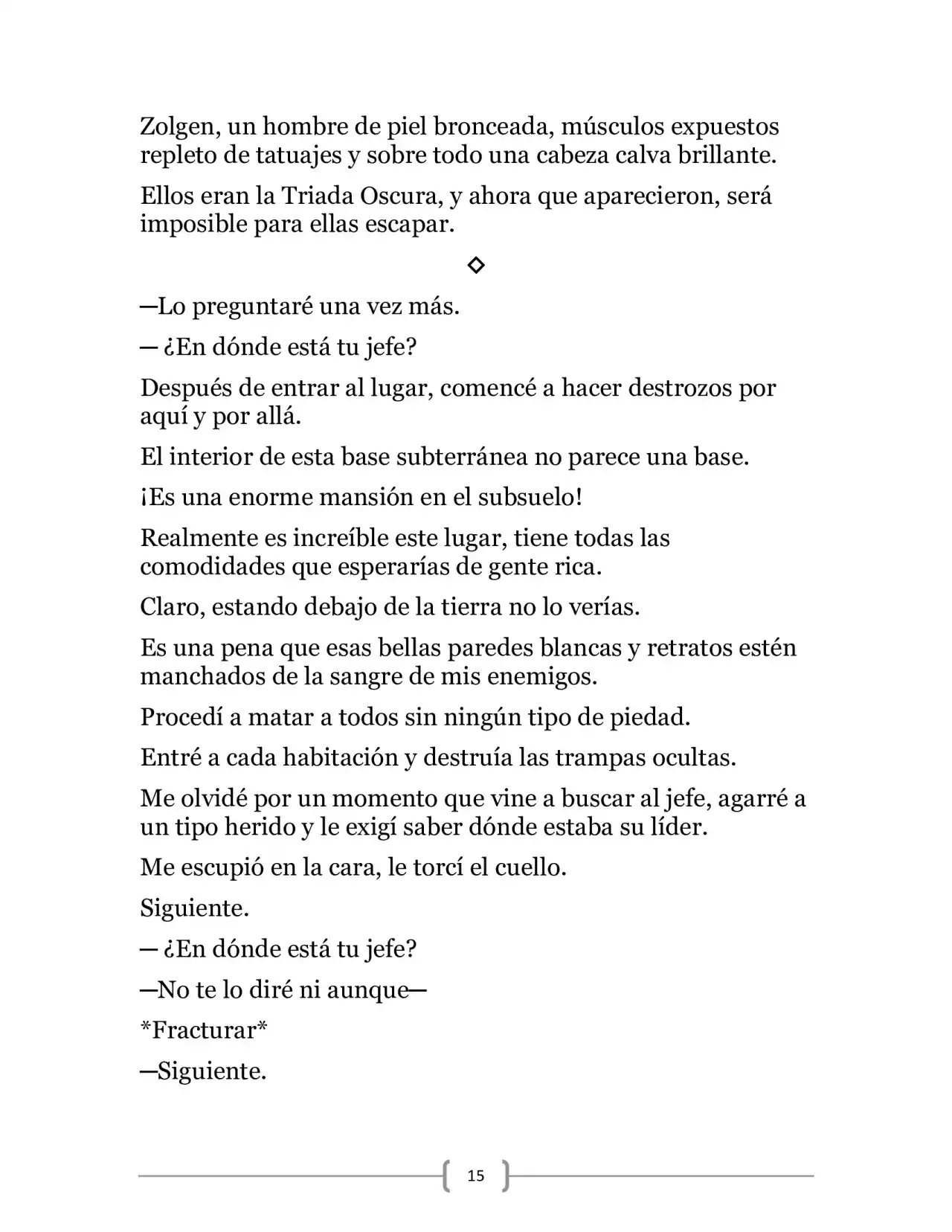 La Heroica Aventura Del Héroe Negro (Novela) - Capítulo 16 - Página 15 - LectorTMOo