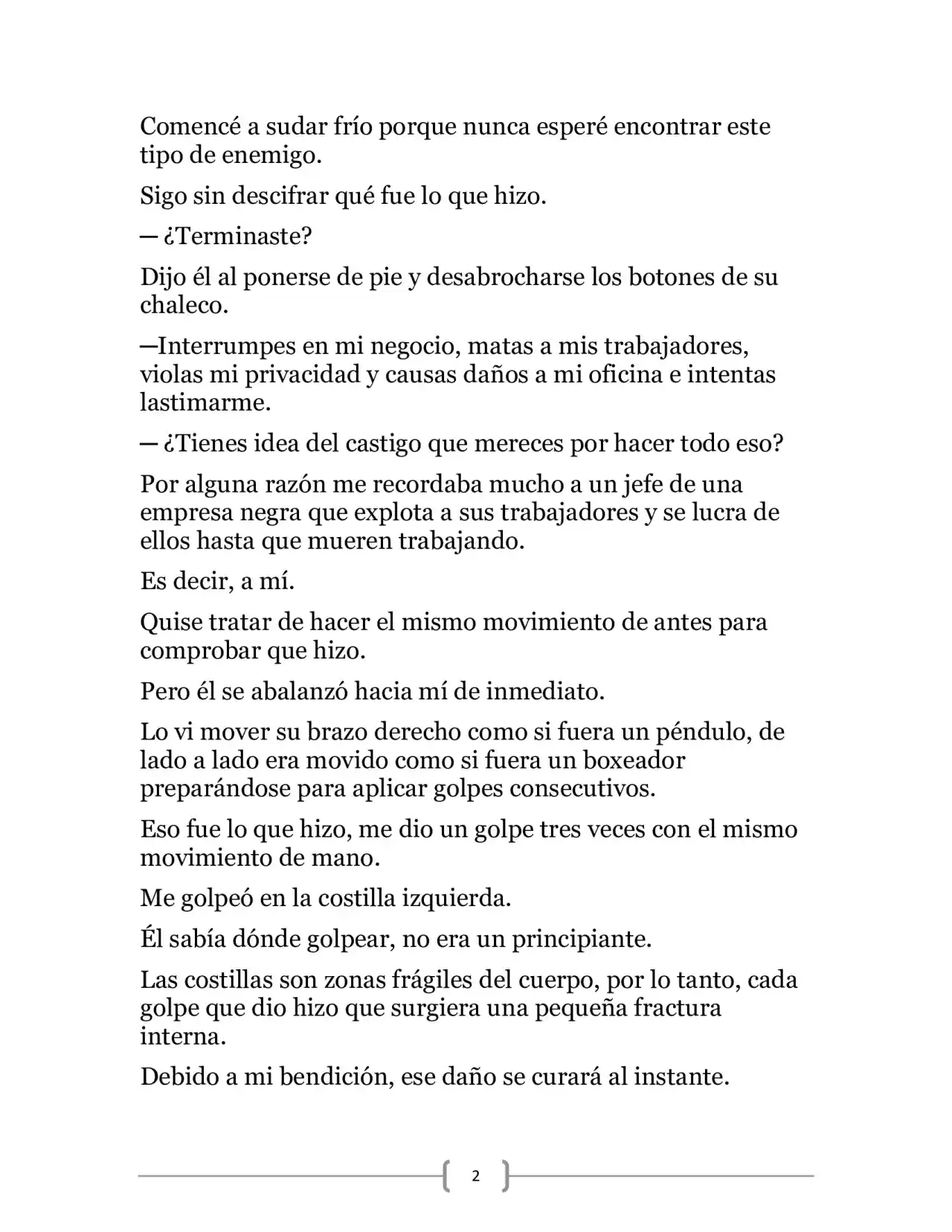La Heroica Aventura Del Héroe Negro (Novela) - Capítulo 17 - Página 2 - LectorTMOo