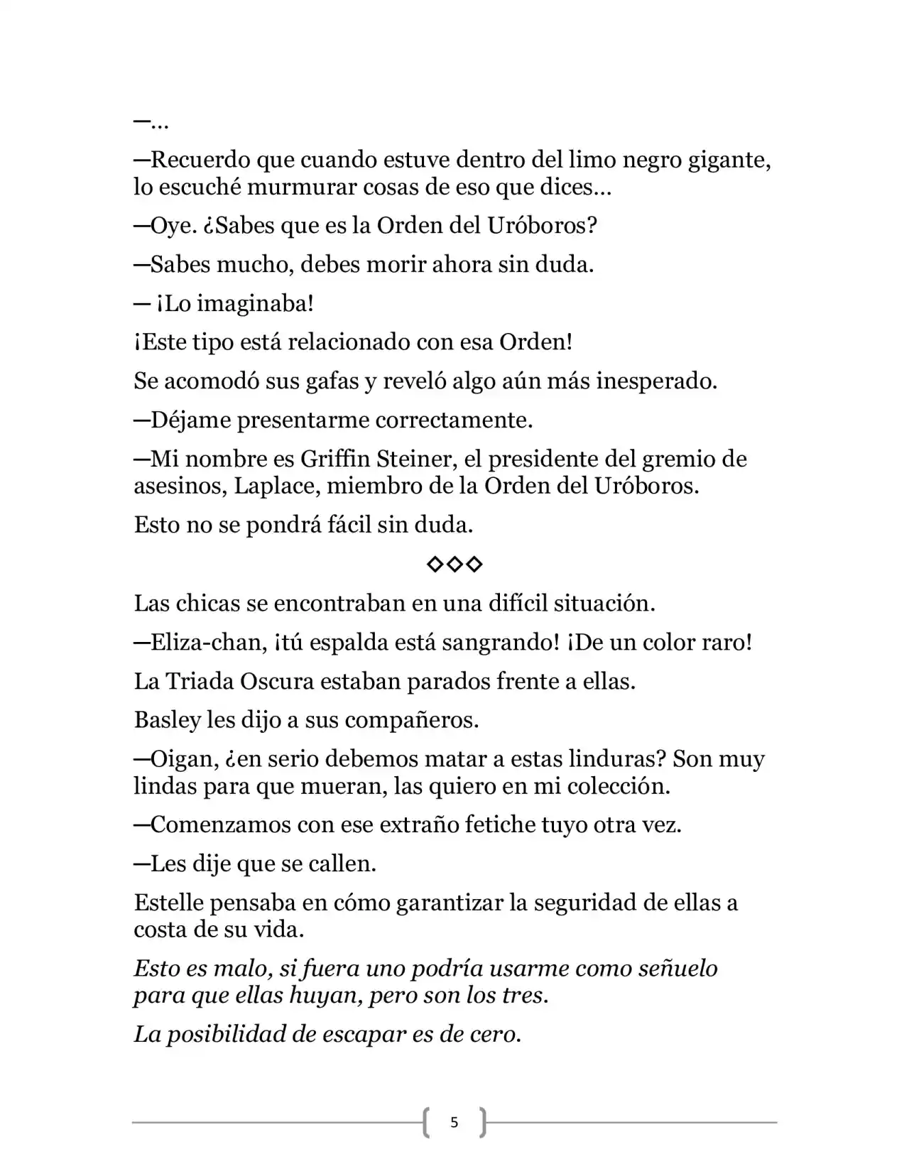 La Heroica Aventura Del Héroe Negro (Novela) - Capítulo 17 - Página 5 - LectorTMOo