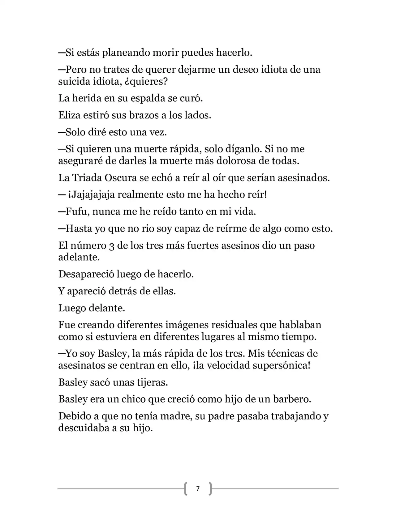 La Heroica Aventura Del Héroe Negro (Novela) - Capítulo 17 - Página 7 - LectorTMOo