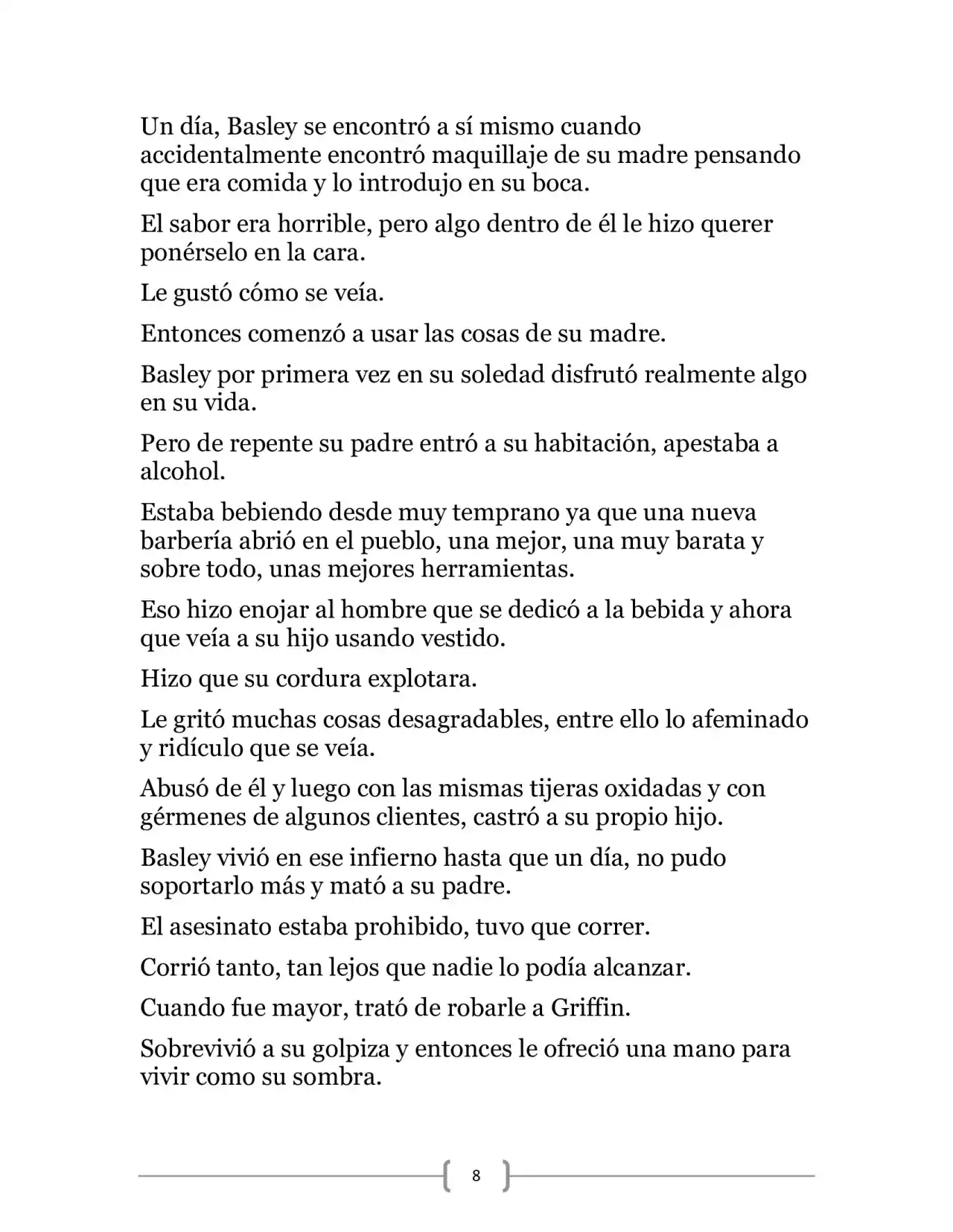 La Heroica Aventura Del Héroe Negro (Novela) - Capítulo 17 - Página 8 - LectorTMOo