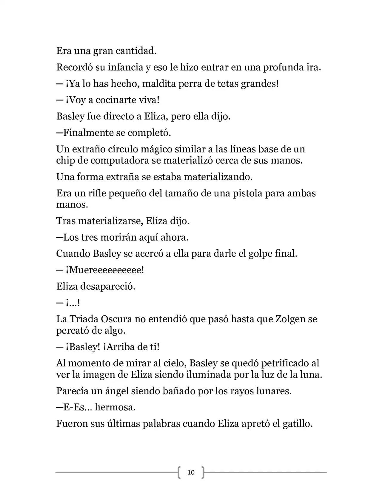 La Heroica Aventura Del Héroe Negro (Novela) - Capítulo 17 - Página 10 - LectorTMOo
