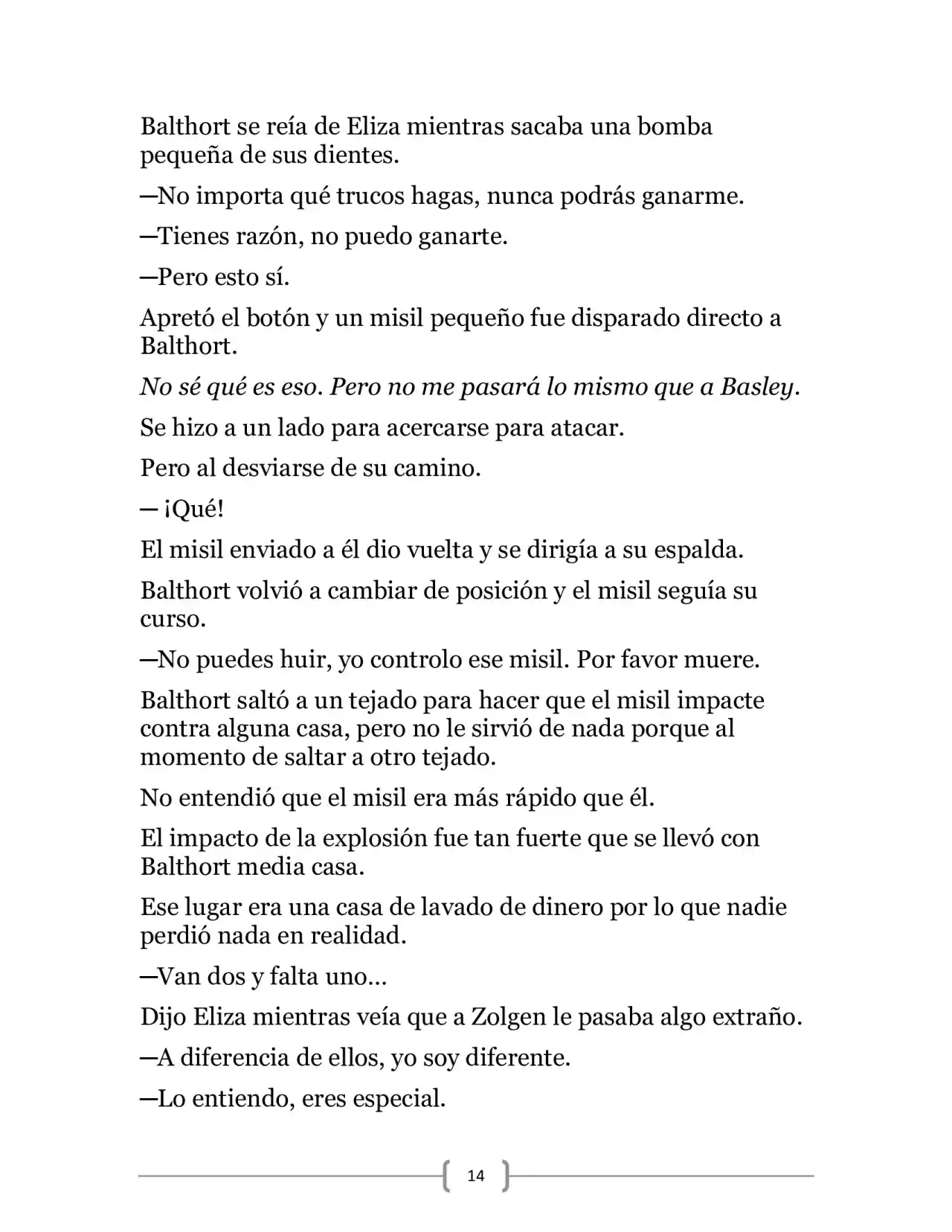 La Heroica Aventura Del Héroe Negro (Novela) - Capítulo 17 - Página 14 - LectorTMOo