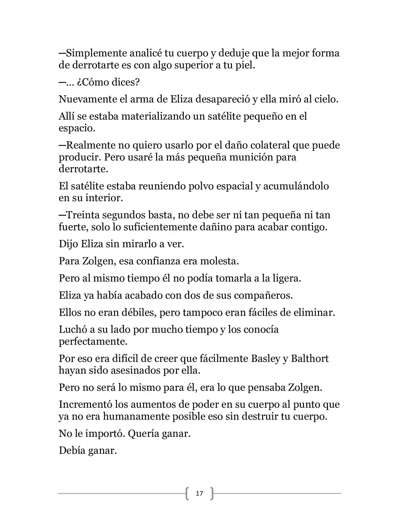 La Heroica Aventura Del Héroe Negro (Novela) - Capítulo 17 - Página 17 - LectorTMOo