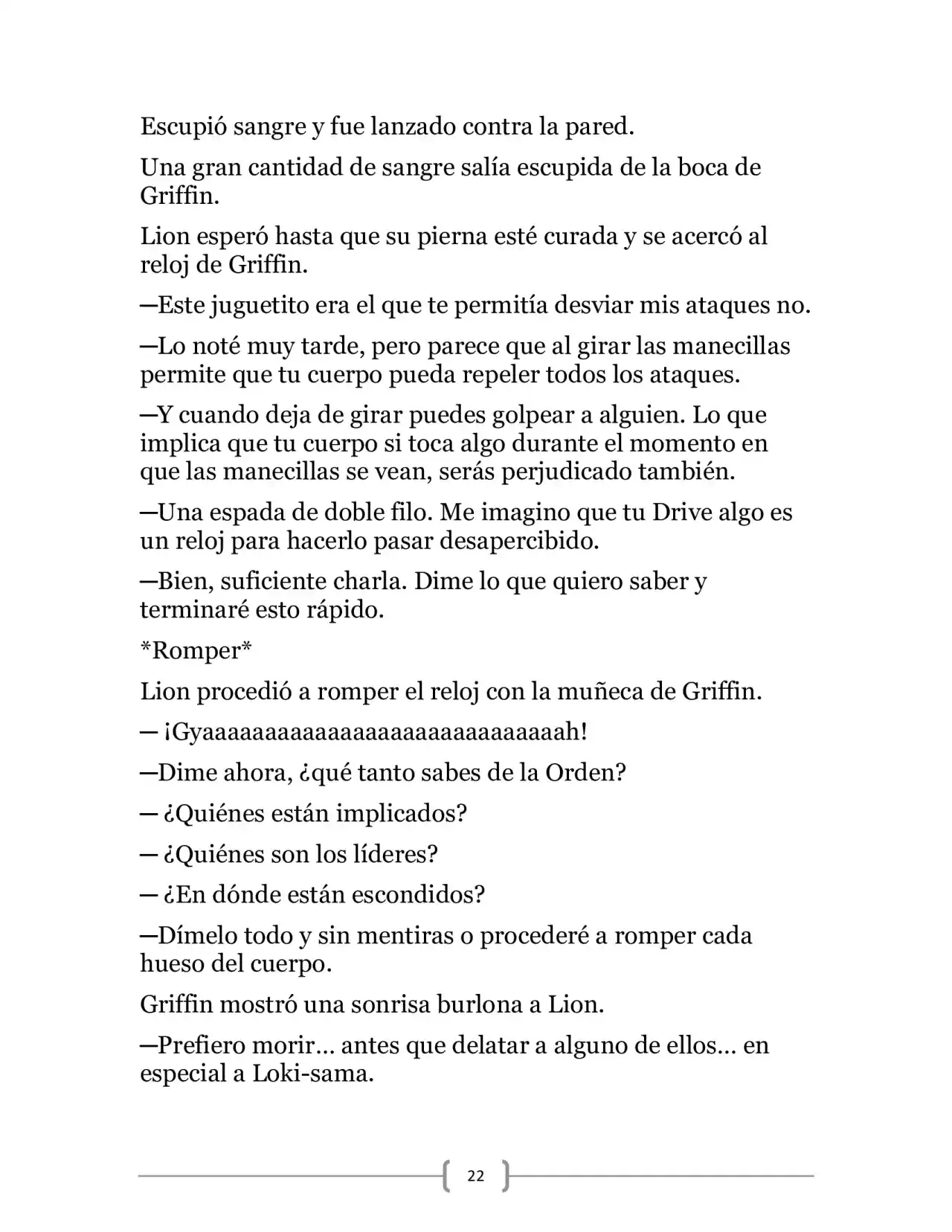 La Heroica Aventura Del Héroe Negro (Novela) - Capítulo 17 - Página 22 - LectorTMOo