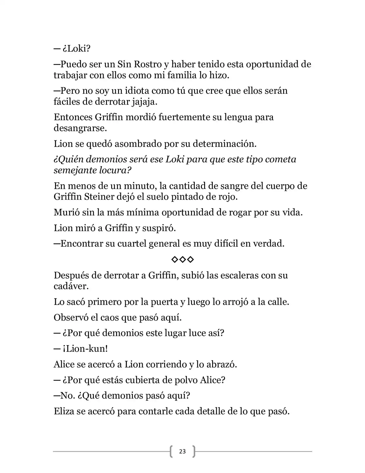 La Heroica Aventura Del Héroe Negro (Novela) - Capítulo 17 - Página 23 - LectorTMOo