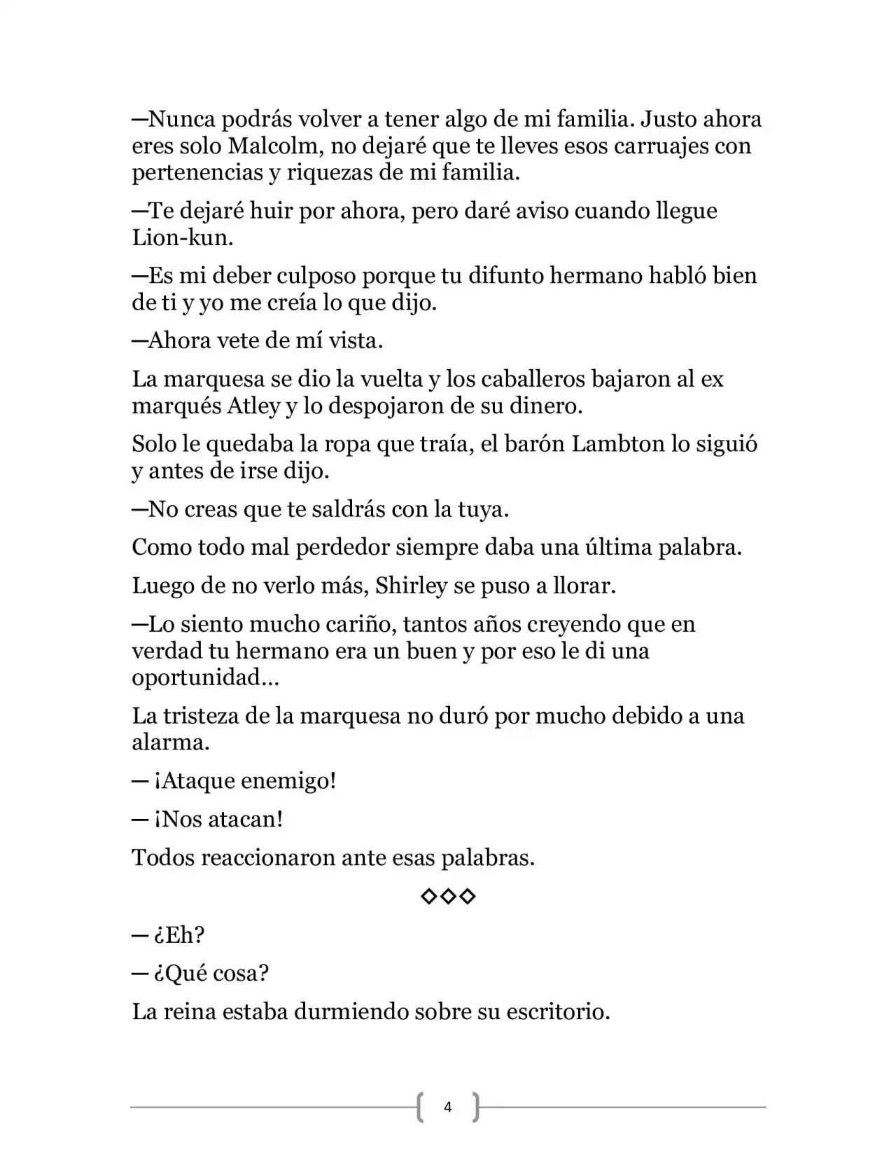 La Heroica Aventura Del Héroe Negro (Novela) - Capítulo 18 - Página 4 - LectorTMOo