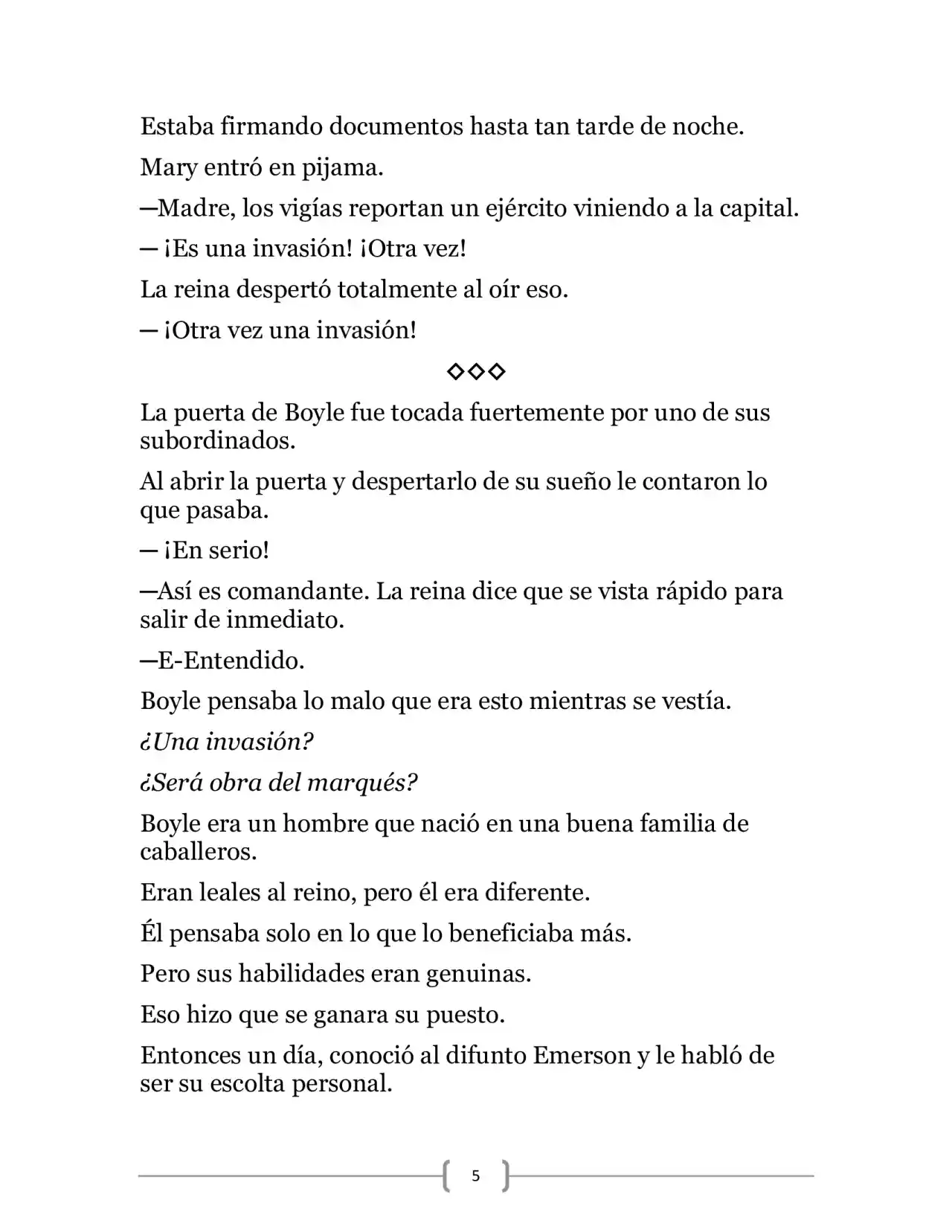 La Heroica Aventura Del Héroe Negro (Novela) - Capítulo 18 - Página 5 - LectorTMOo