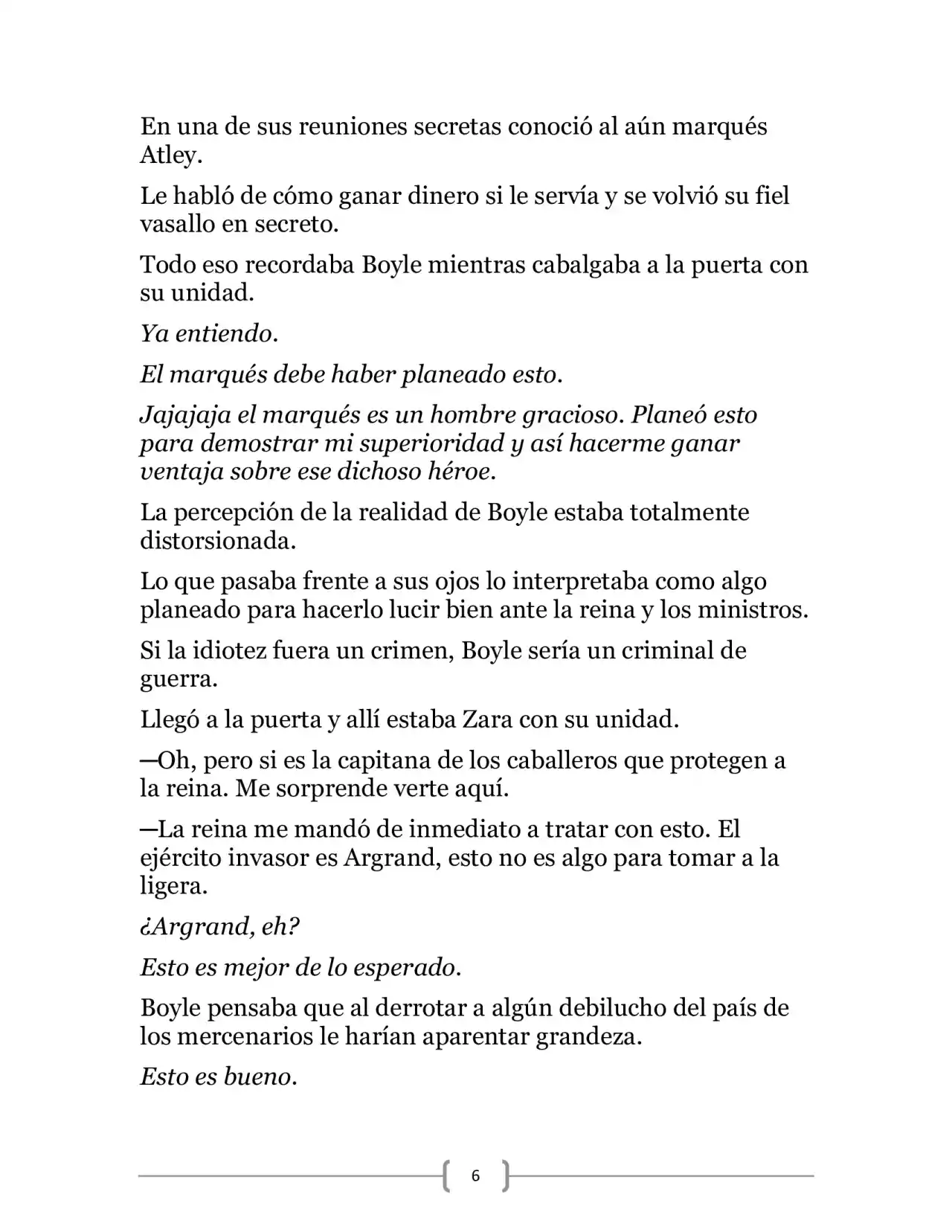 La Heroica Aventura Del Héroe Negro (Novela) - Capítulo 18 - Página 6 - LectorTMOo