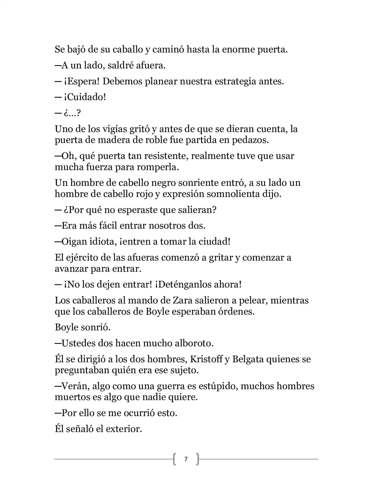 La Heroica Aventura Del Héroe Negro (Novela) - Capítulo 18 - Página 7 - LectorTMOo